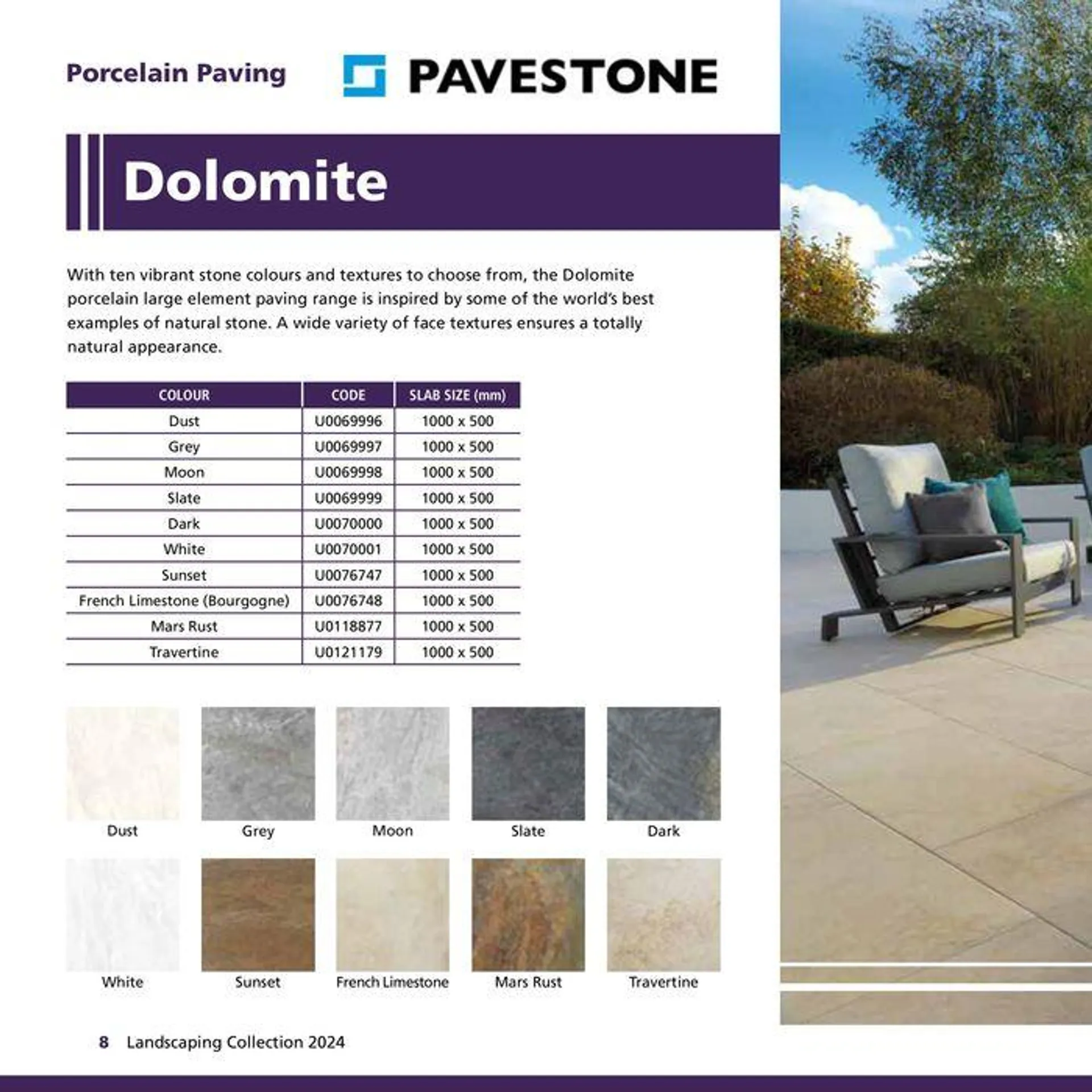 Landscaping Pavestone Collection 2024  from 13 March to 31 December 2024 - Catalogue Page 8