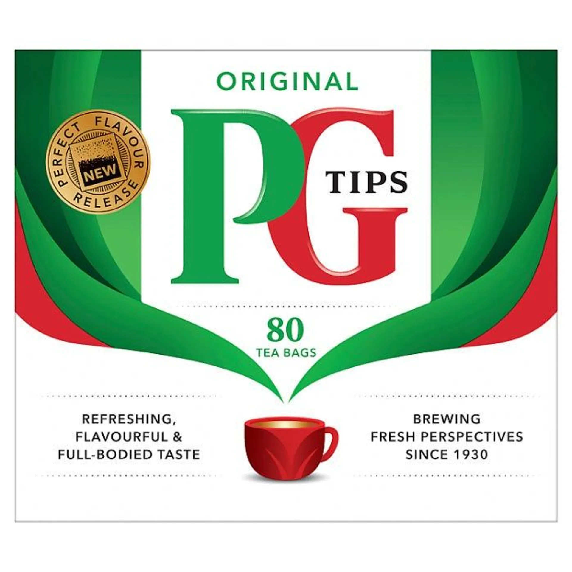 PG Tips Original Tea Bags, 232g (Pack of 80)