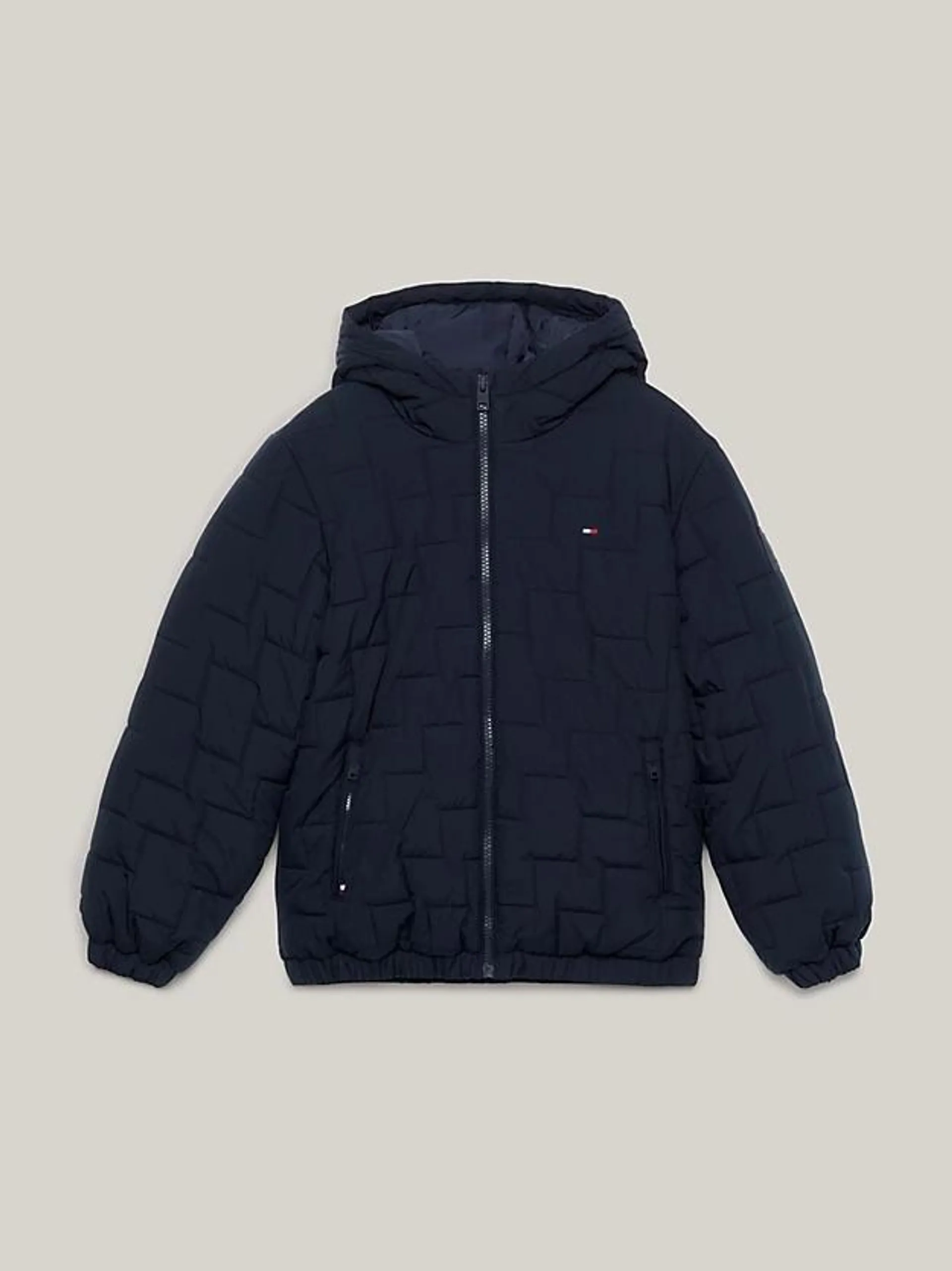 Quilted Padded Hooded Jacket