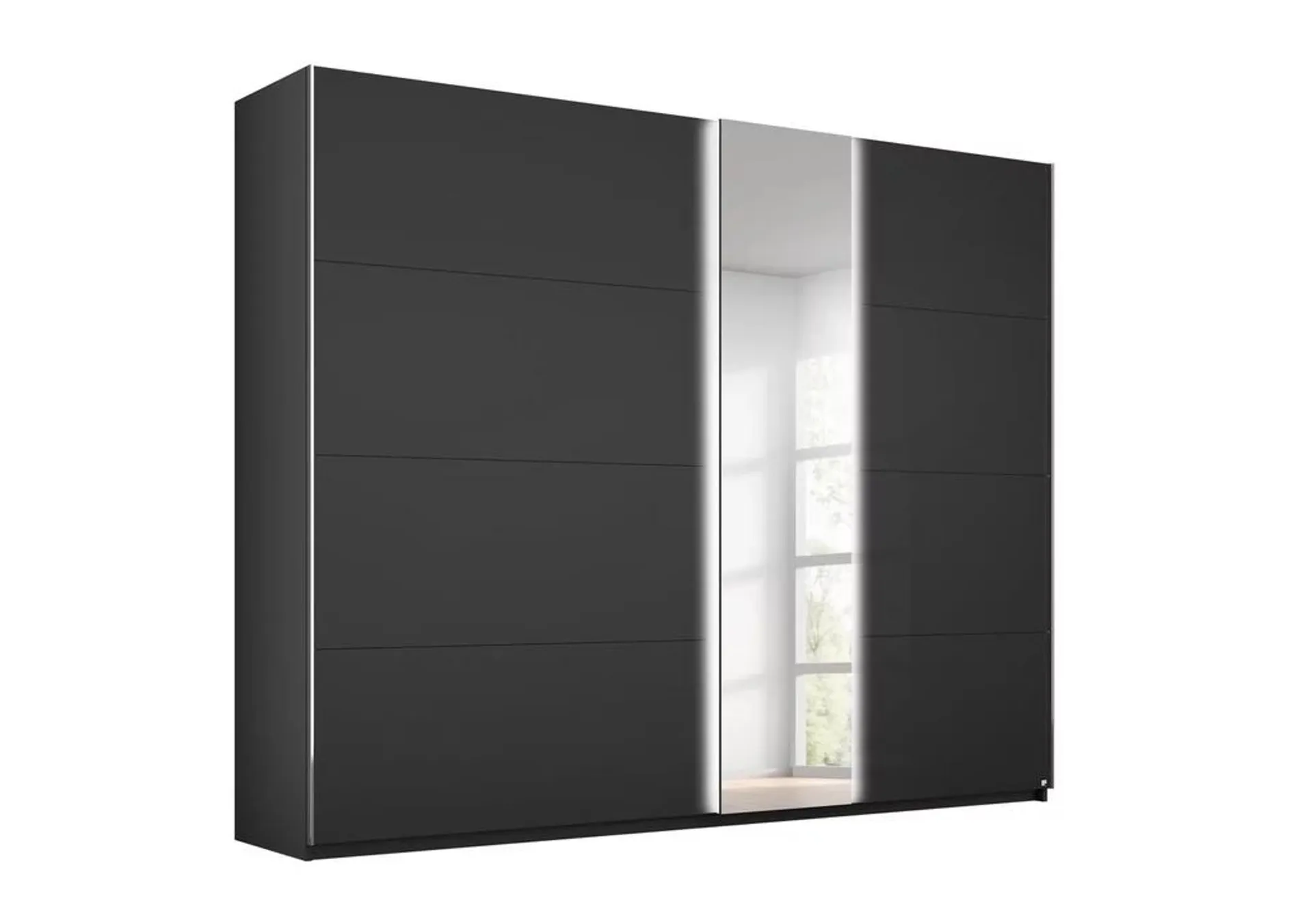 Perth Sliding 240cm Wardrobe with Lights