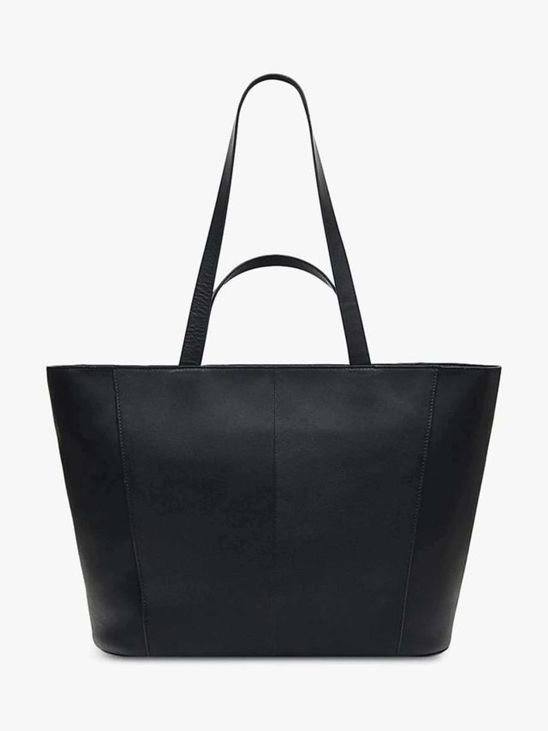 Pockets Icon Large Ziptop Tote, Black