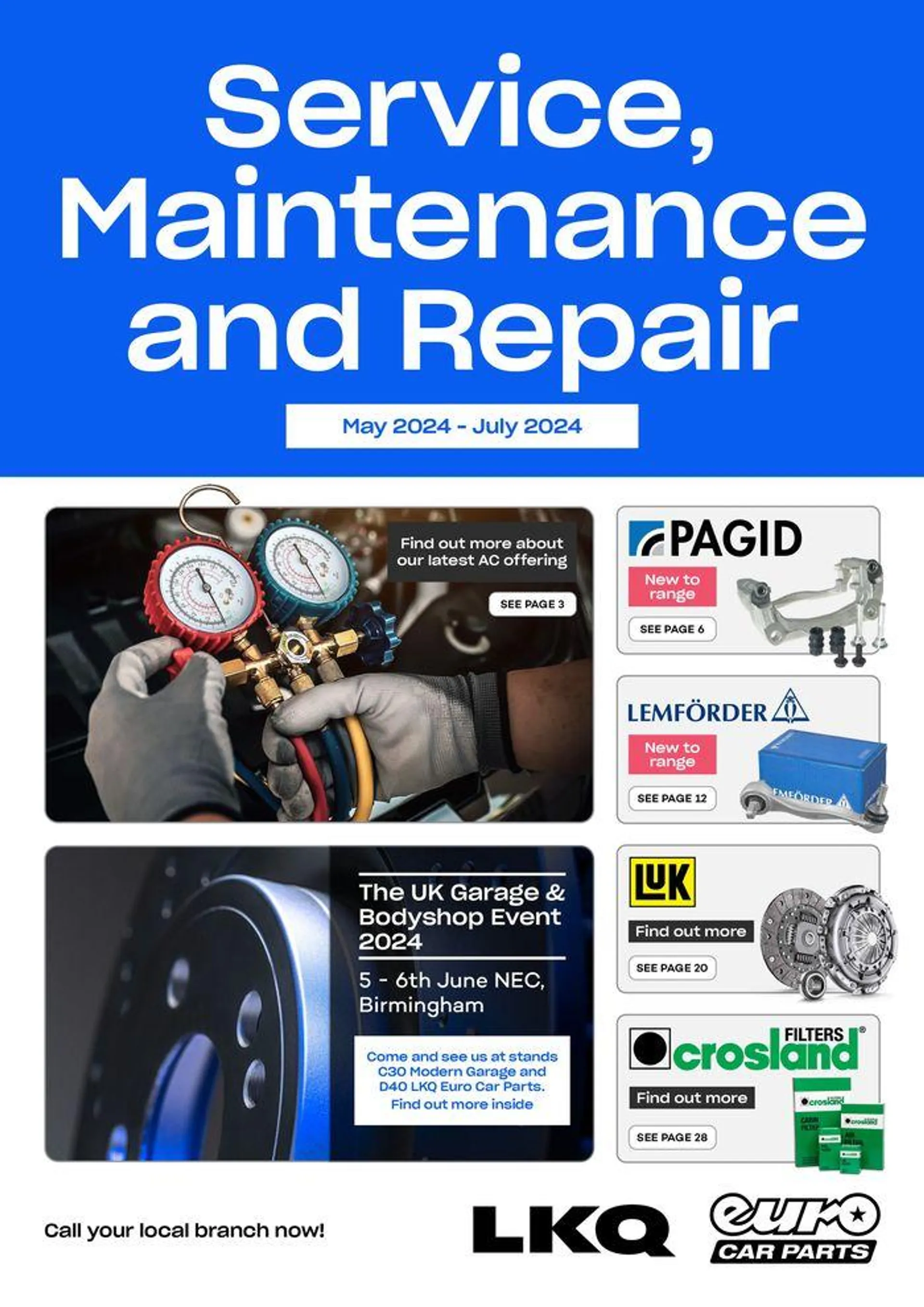 Service, Maintenance and Repair - 1