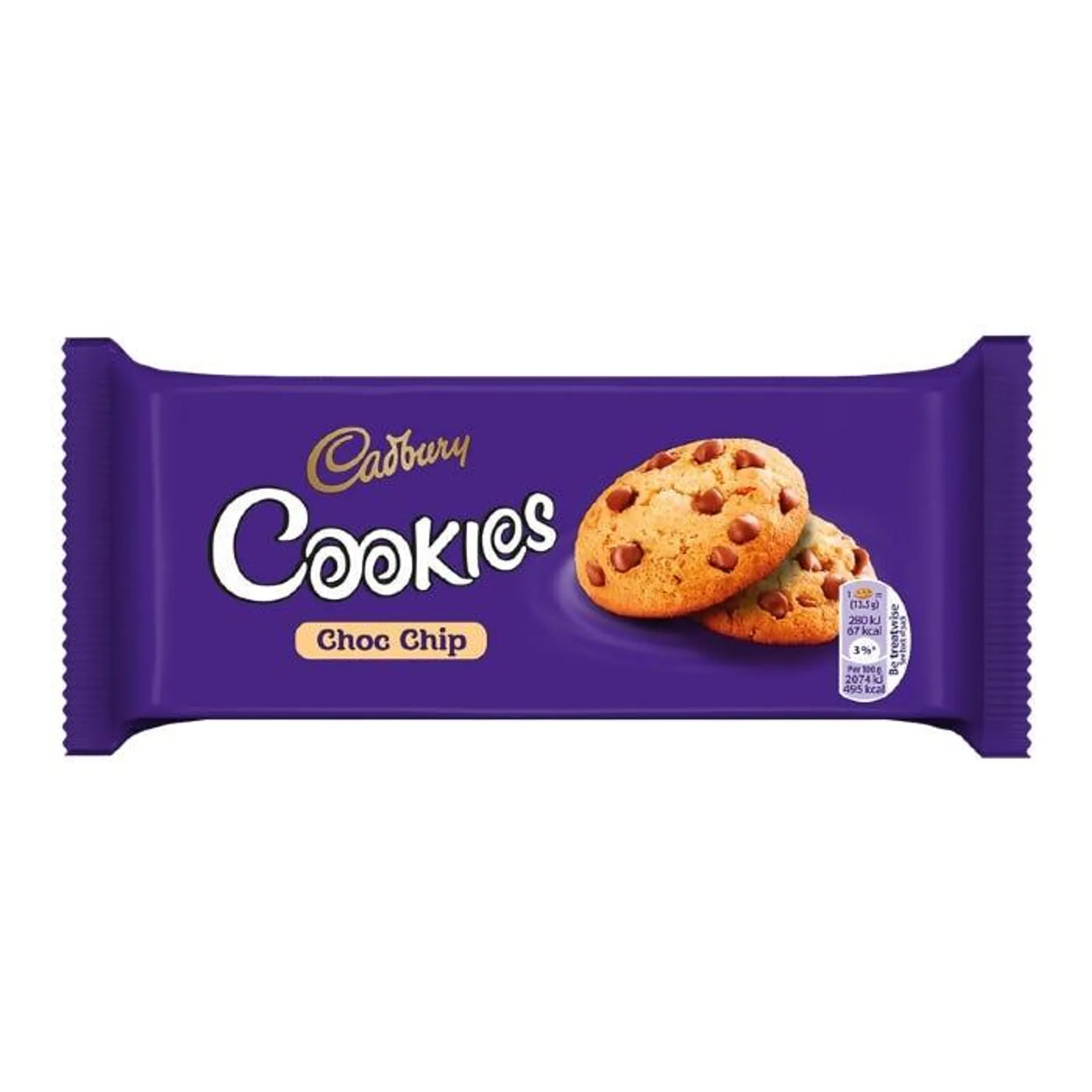 Cadbury Cookies Milk Chocolate, 135g