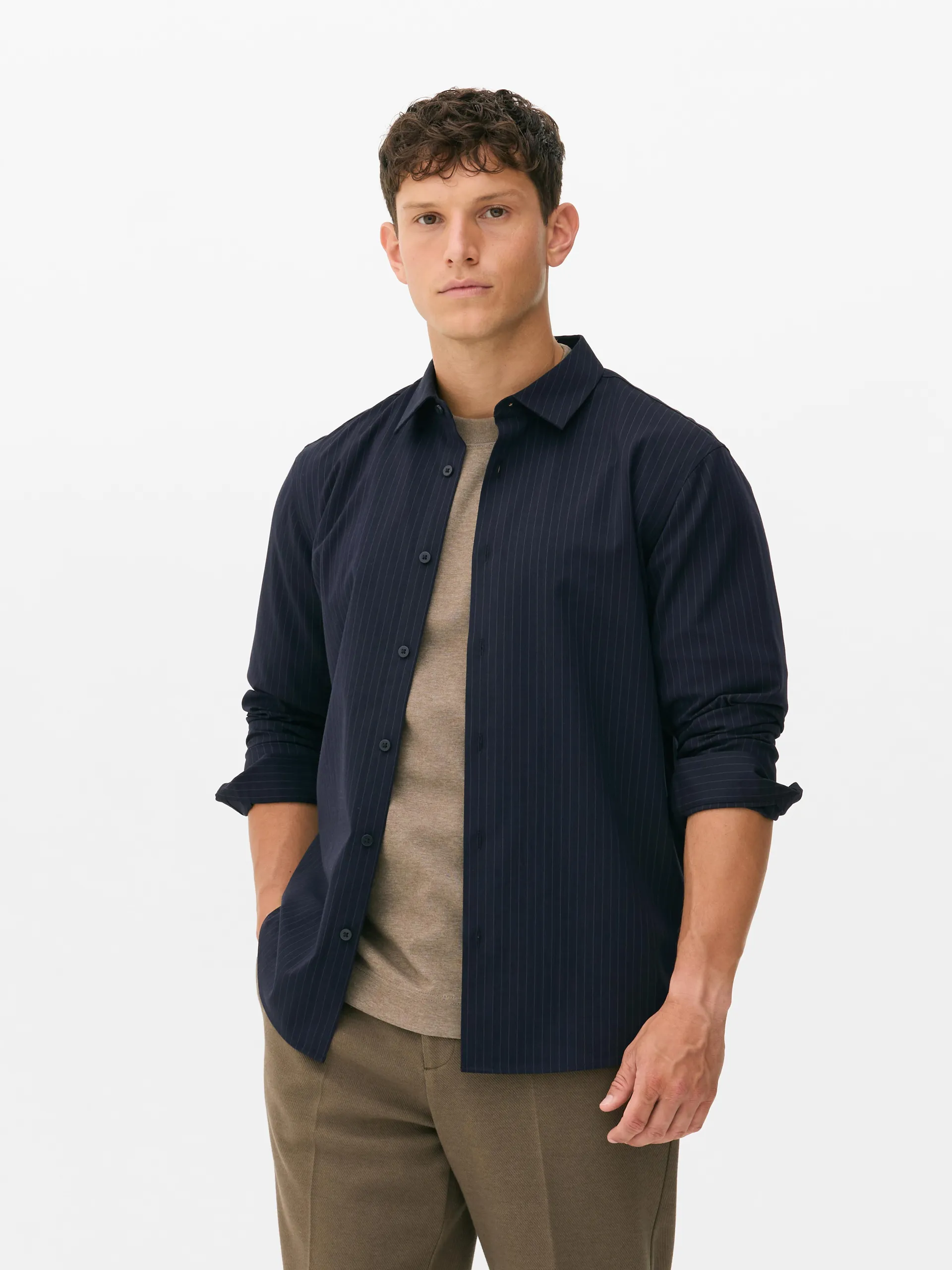 Pinstripe Long Sleeve Shirt