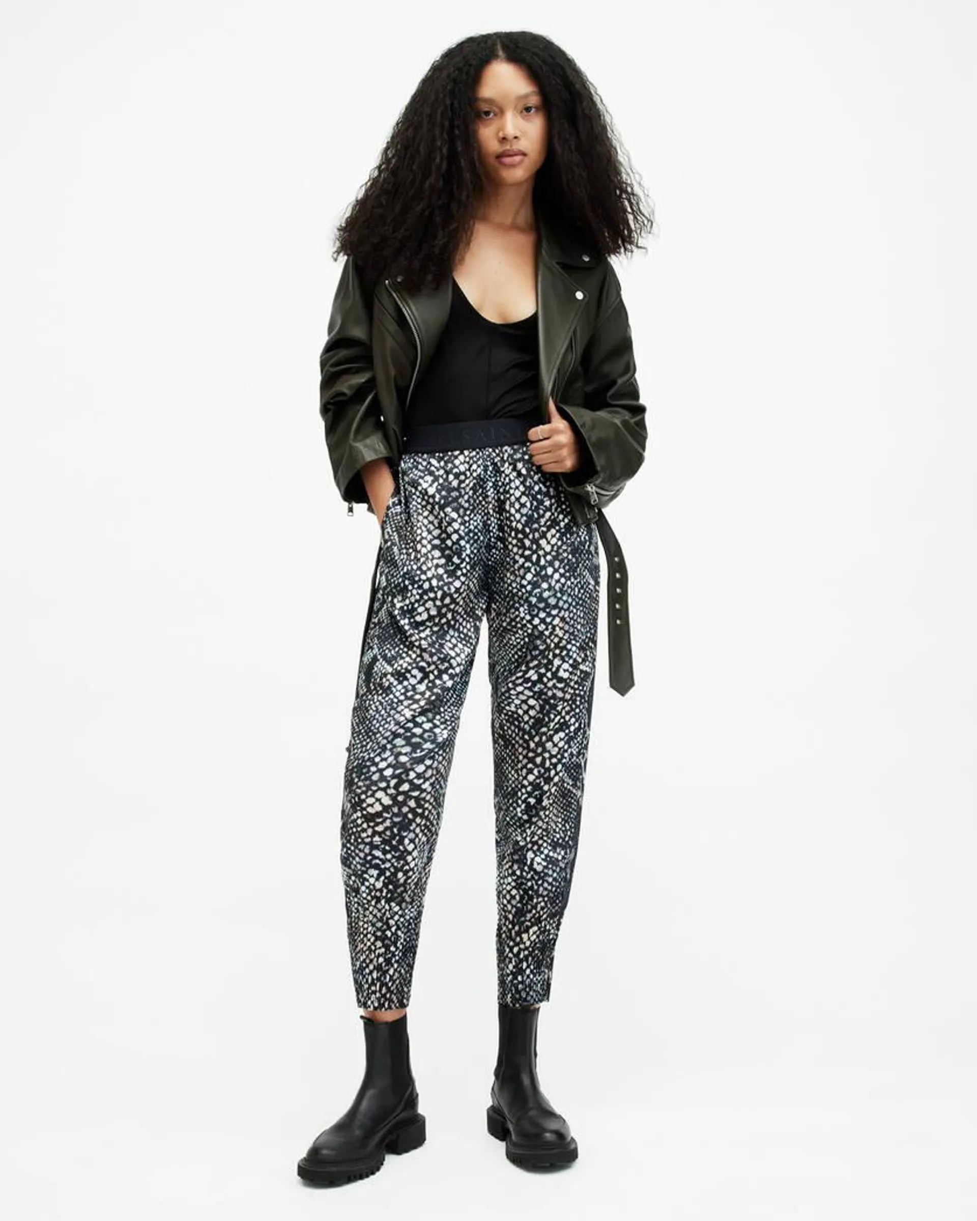 Nala Waima Print Tapered Trousers