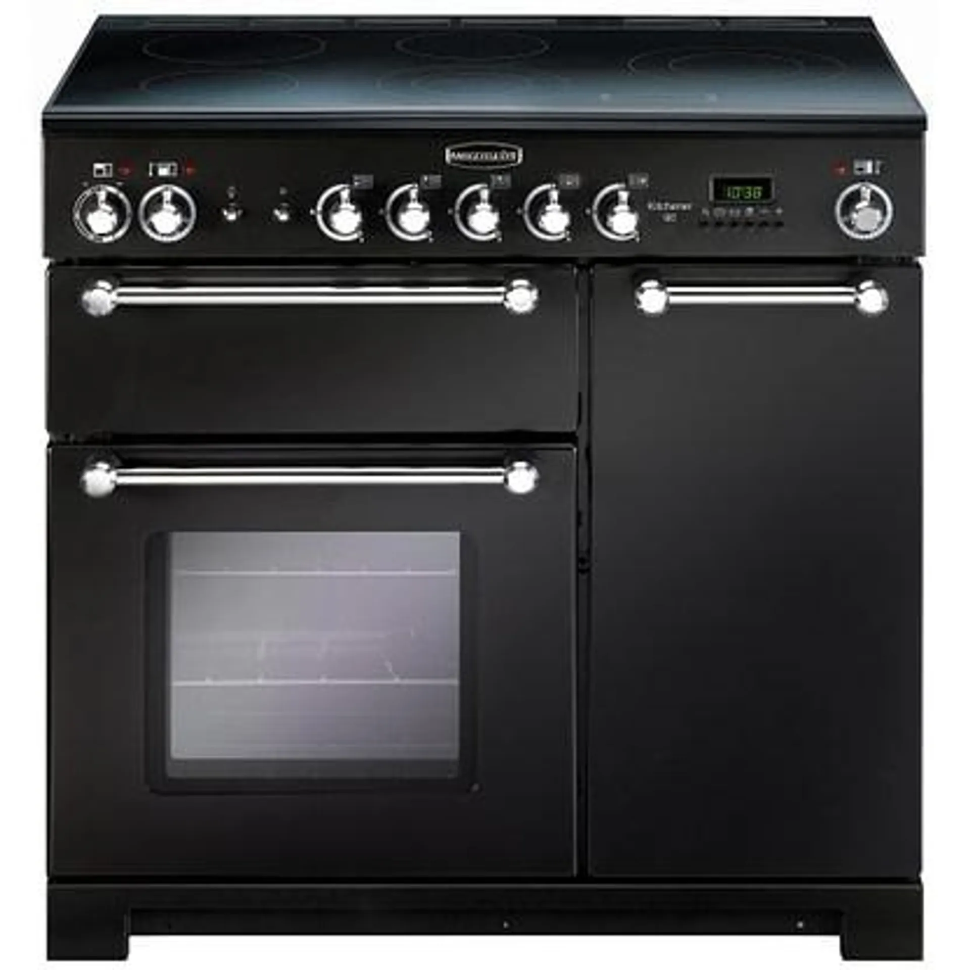 Rangemaster KCH90ECBL/C Kitchener 90cm Ceramic Range Cooker 79270 – BLACK