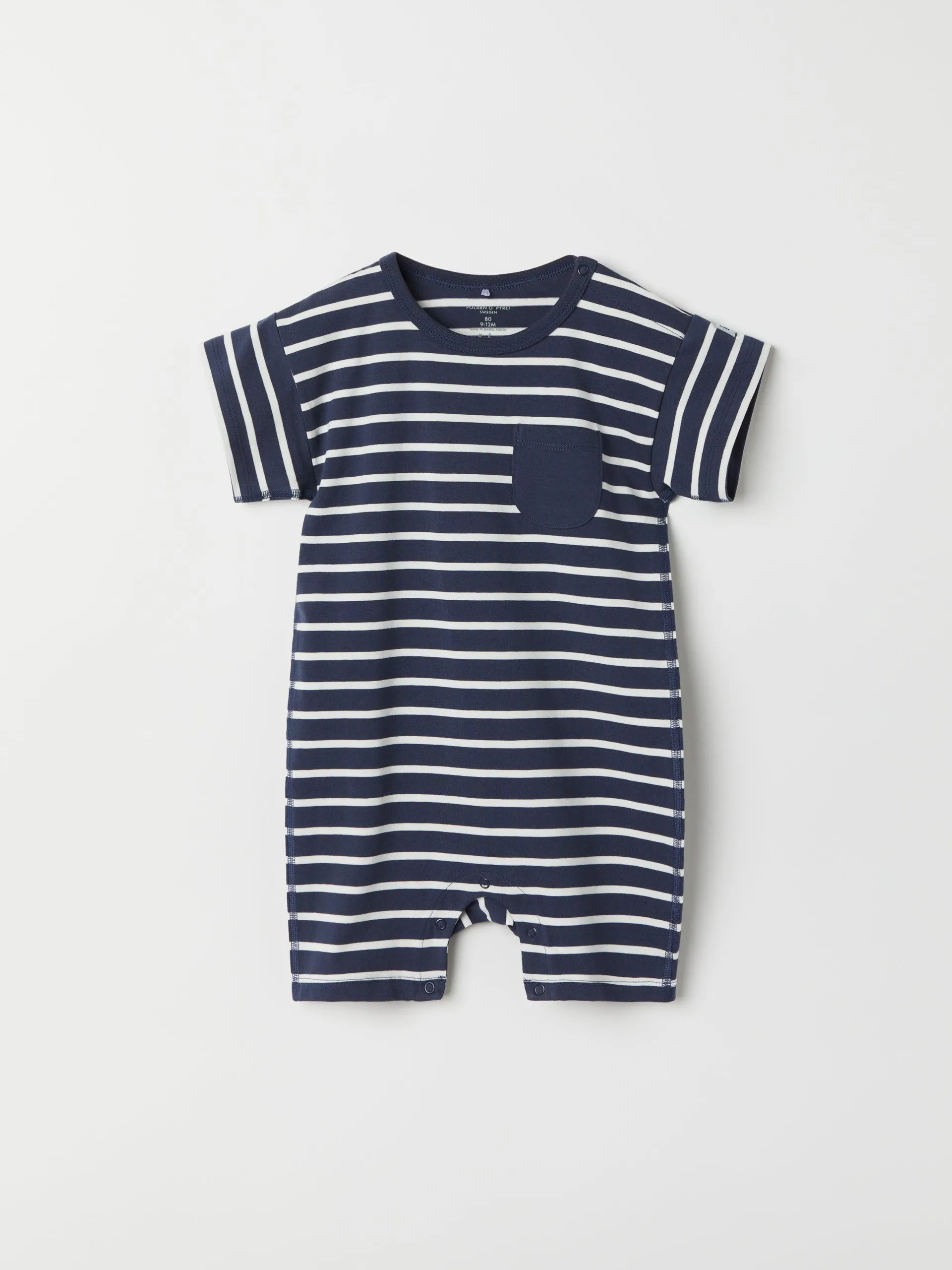 Striped Baby Romper