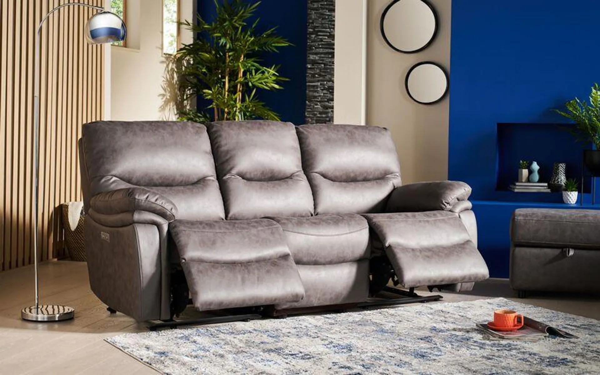 Endurance Idris 3 Seater Power Recliner Sofa