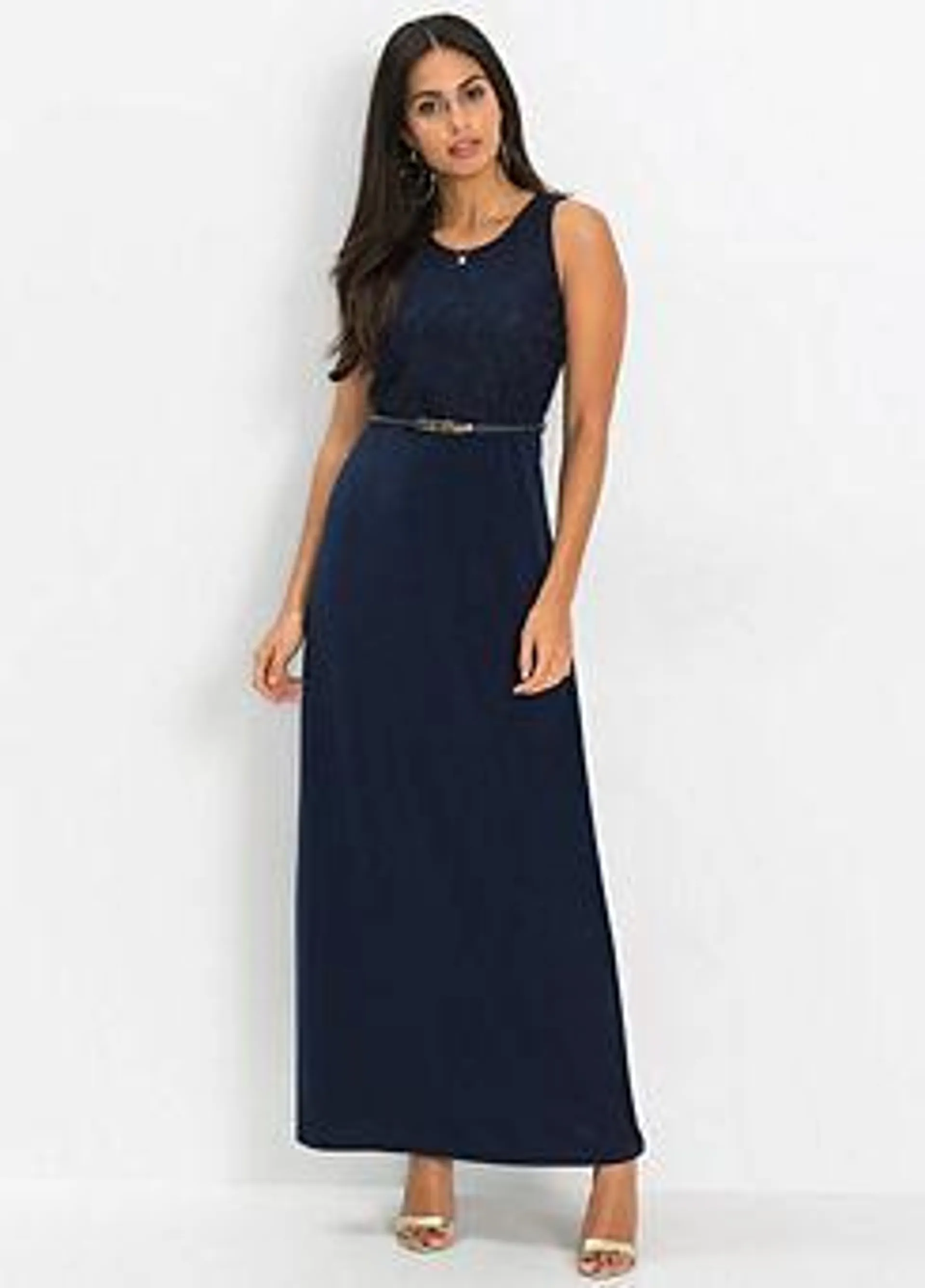 Belted Maxi Dress