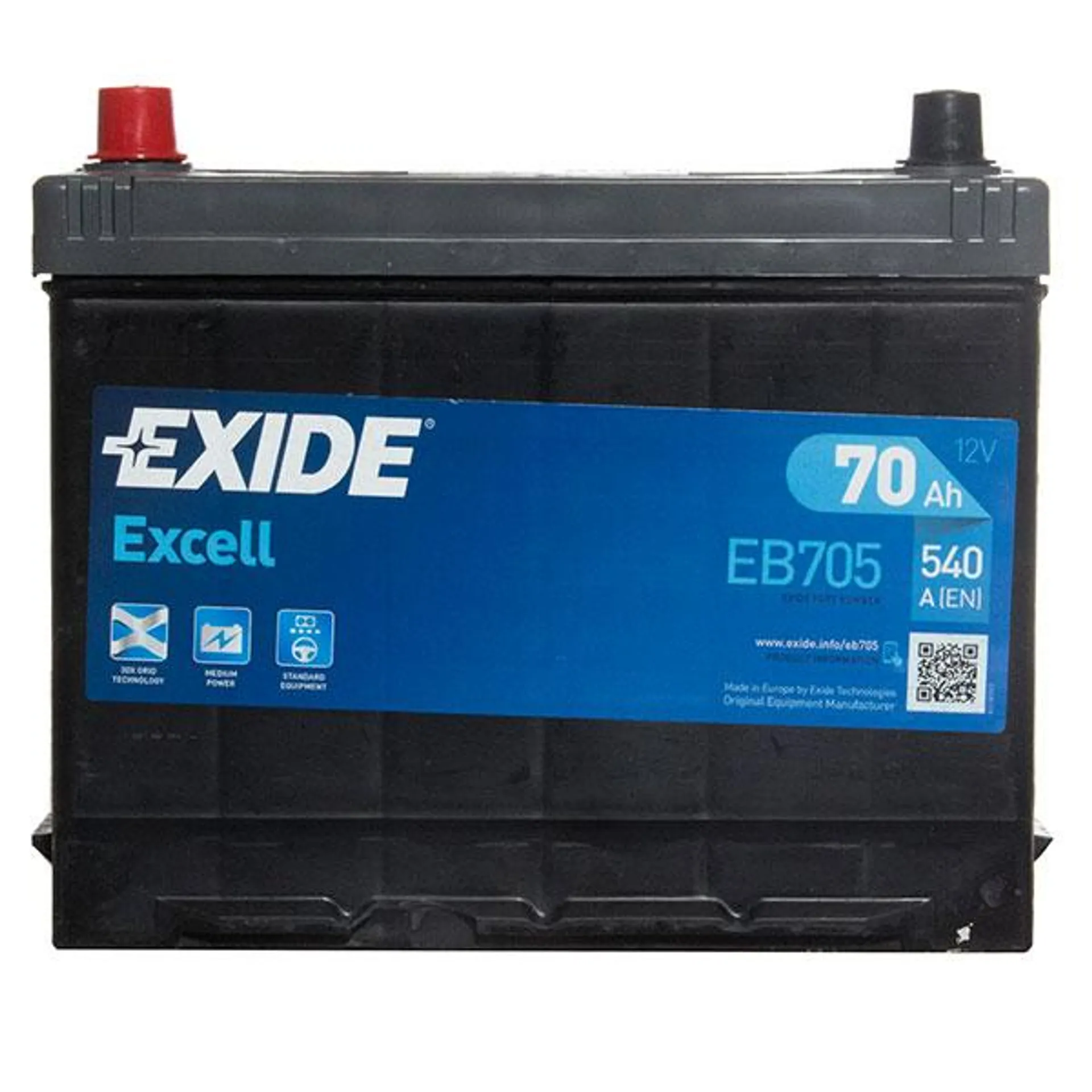 Exide 031 Car Battery - 3 Year Guarantee