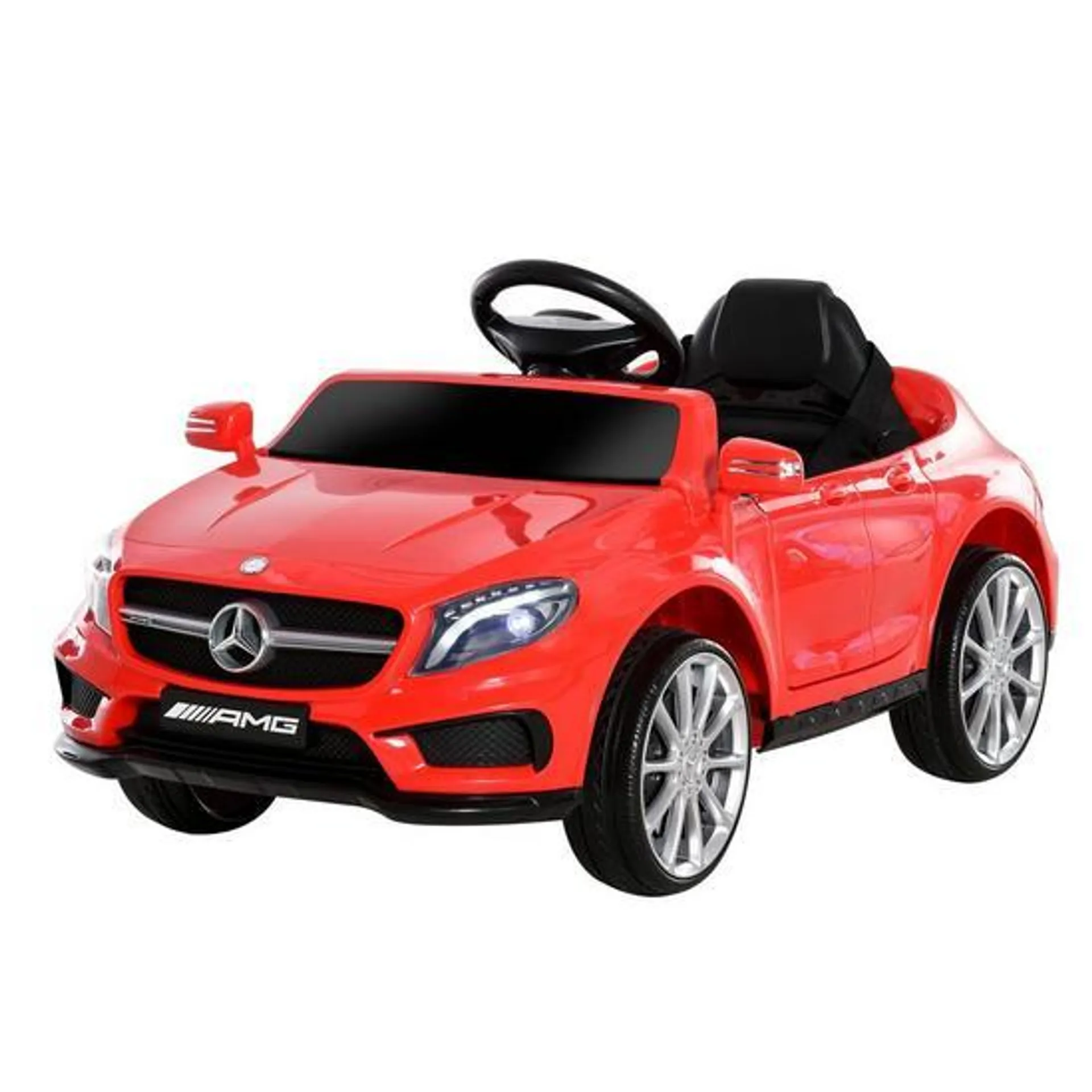 6V Licensed Mercedes Benz Kids Ride On Car Headlight Remote Control