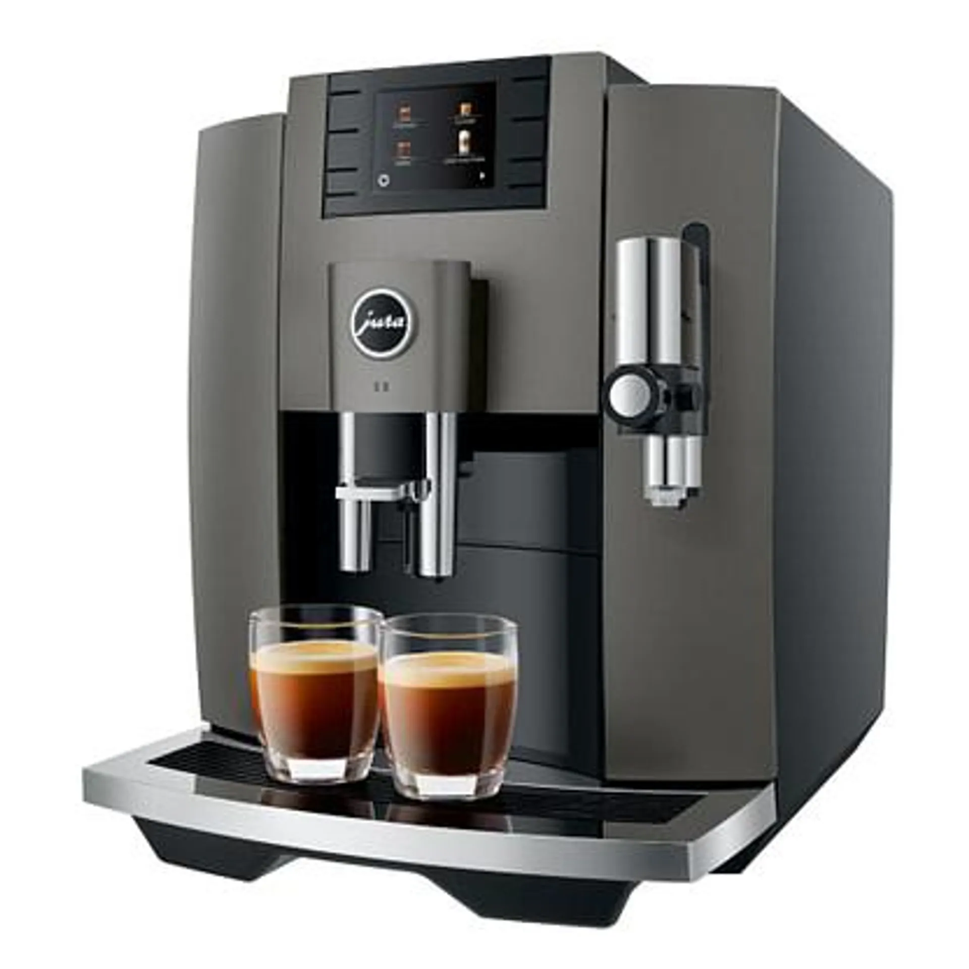 Jura E8 DARK INOX Freestanding Fully Automatic Coffee Machine – DARK INOX