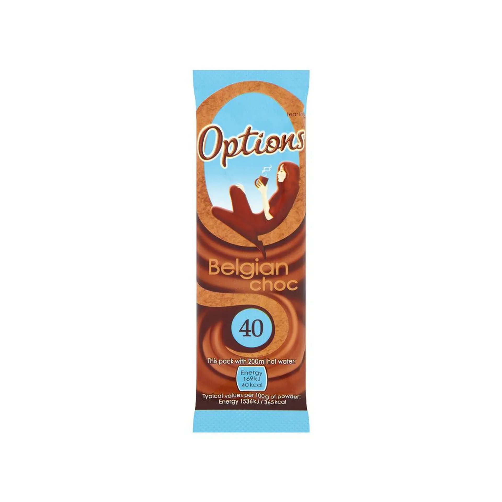 Options Belgian Choc Sachet