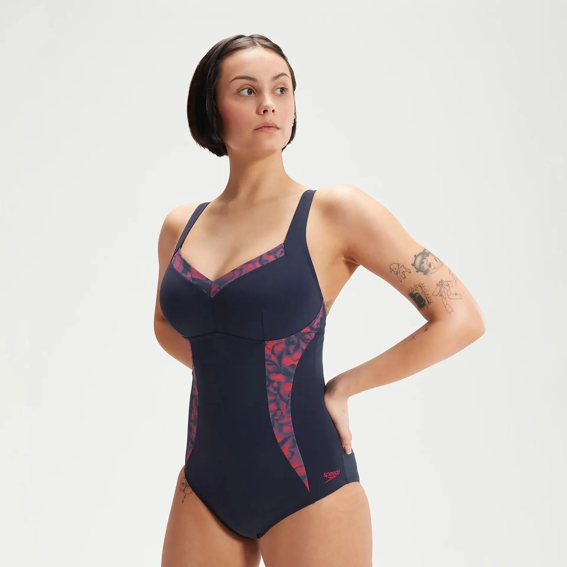 Women's Shaping AquaNite Swimsuit Navy/Berry