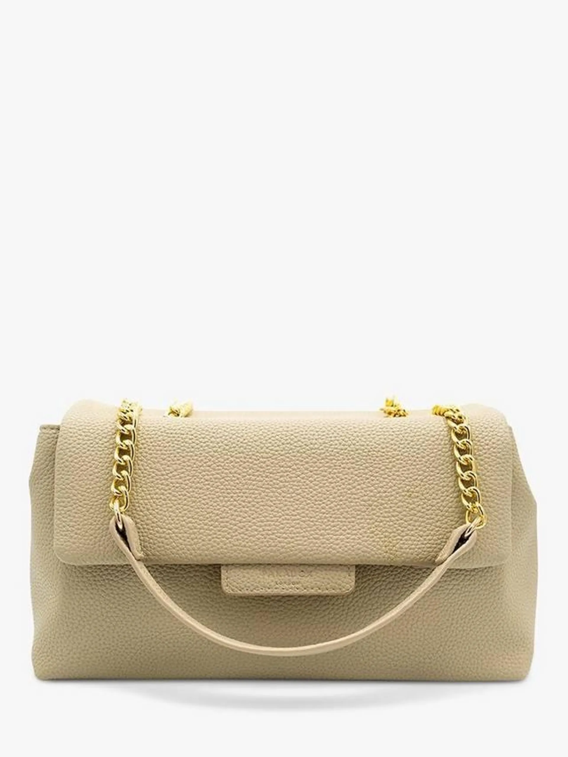 Ophelia Chain Strap Shoulder Bag, Taupe, One Size