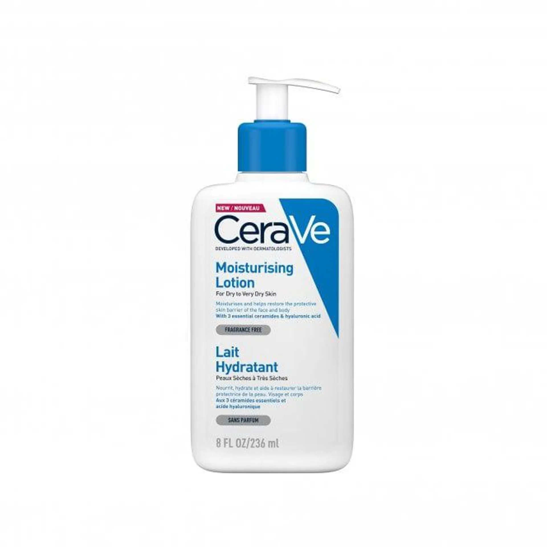 CeraVe Dry to Very Dry Skin Moisturising Lotion 236ml Pump Dispenser