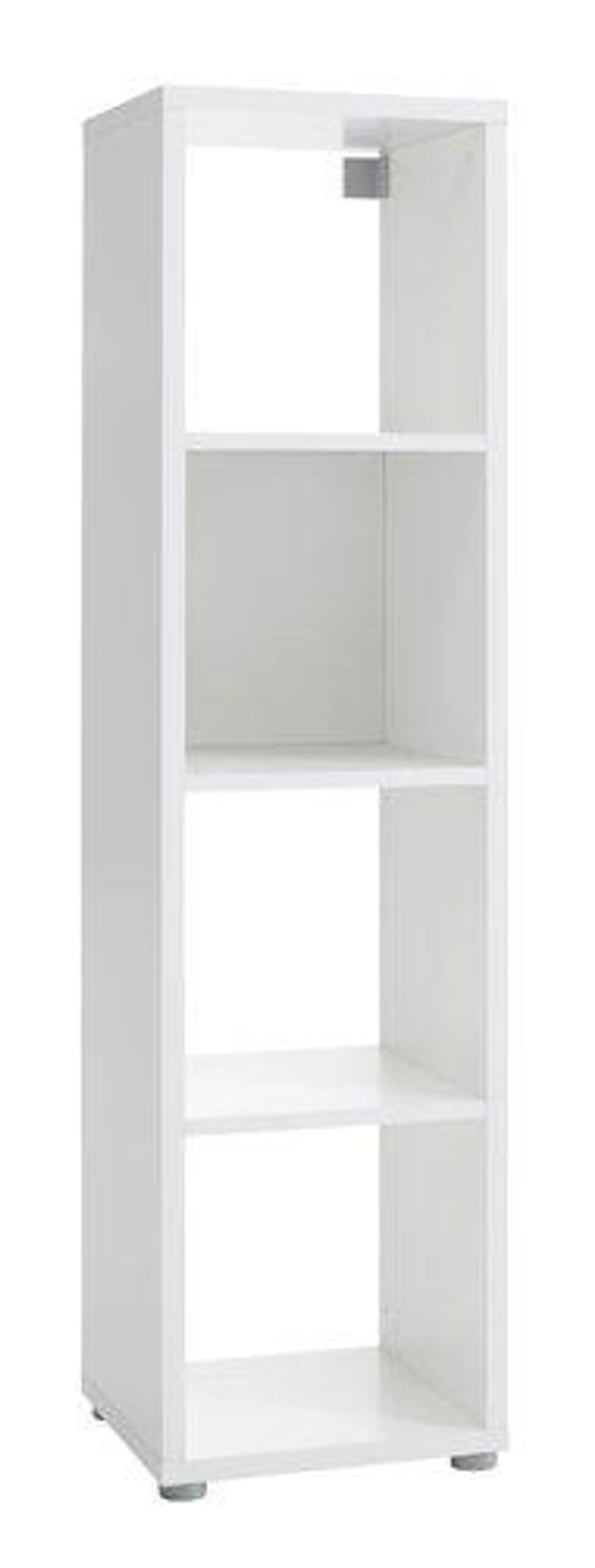 Room divider HALDAGER 4 shelves. white