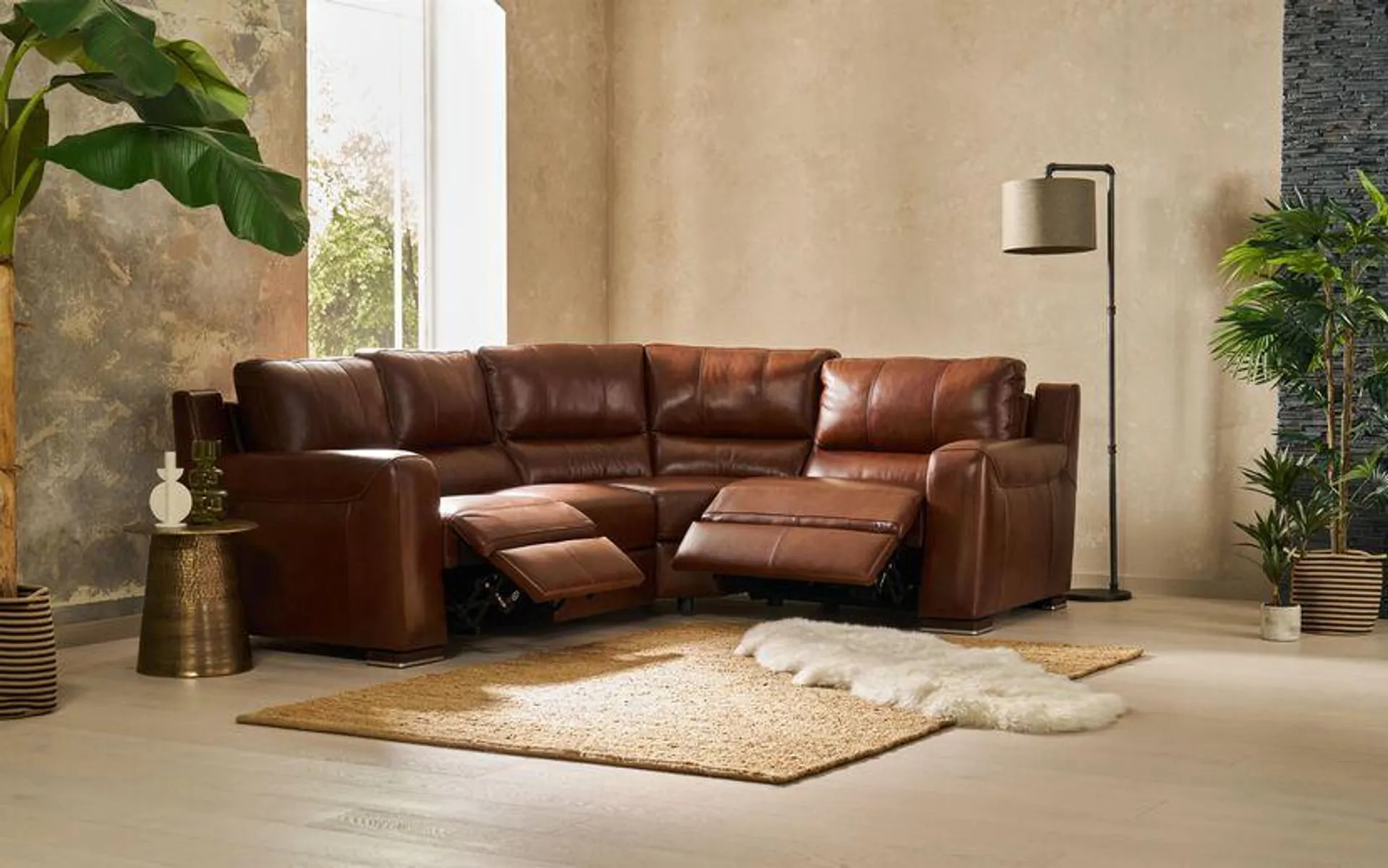 Sisi Italia Lucca 2 Corner 1 Power Double Sofa