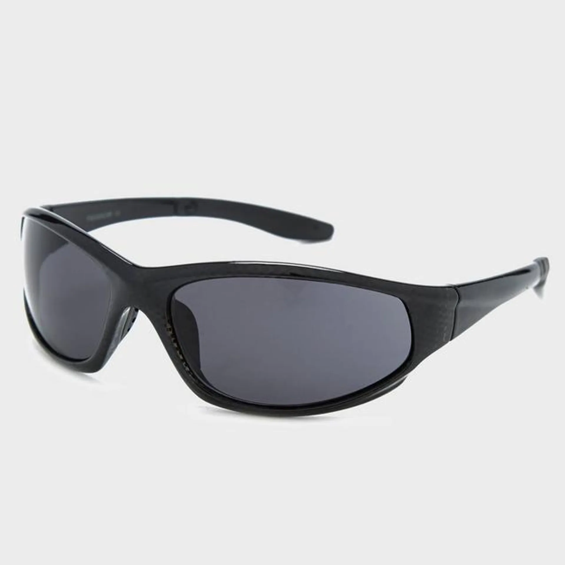 Men's Check Sport Wrap Sunglasses