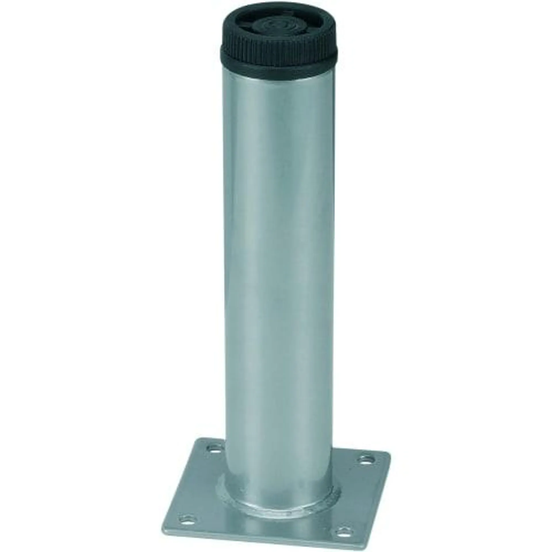 Rothley Grey Round Interior Furniture Leg - 32 x 150mm