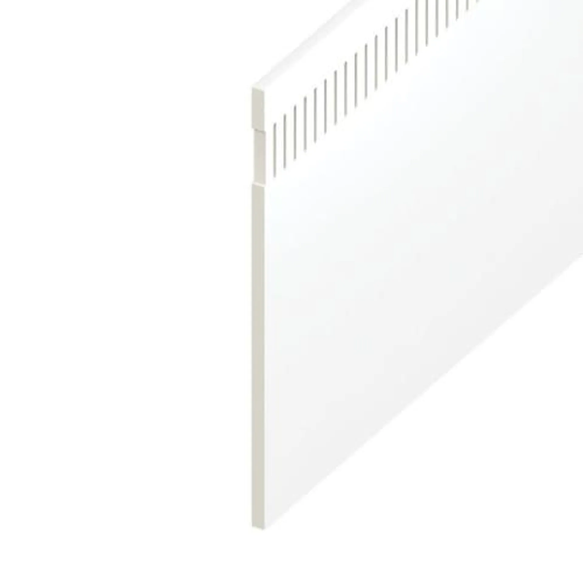 Wickes PVCu White Soffit Reveal Liner Vented - 175mm x 9mm x 3m
