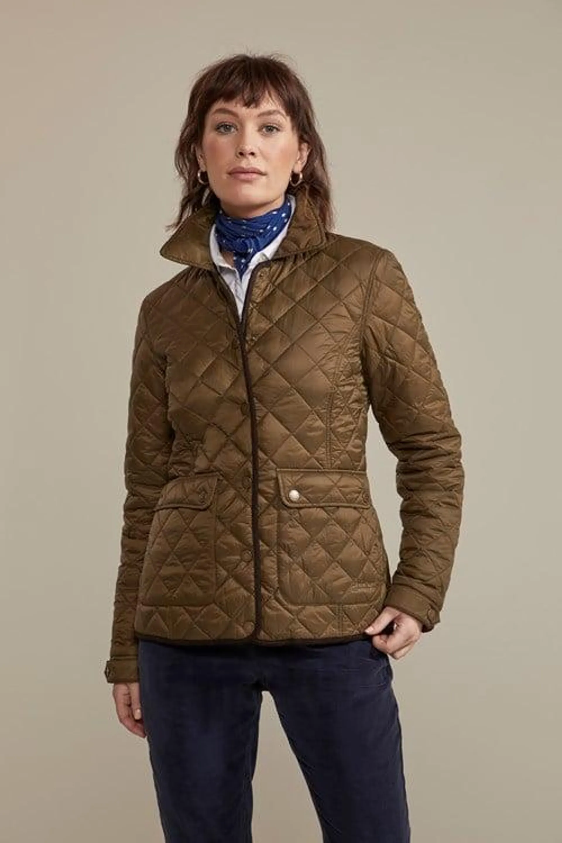 Harlow Womens Short Quilted Jacket