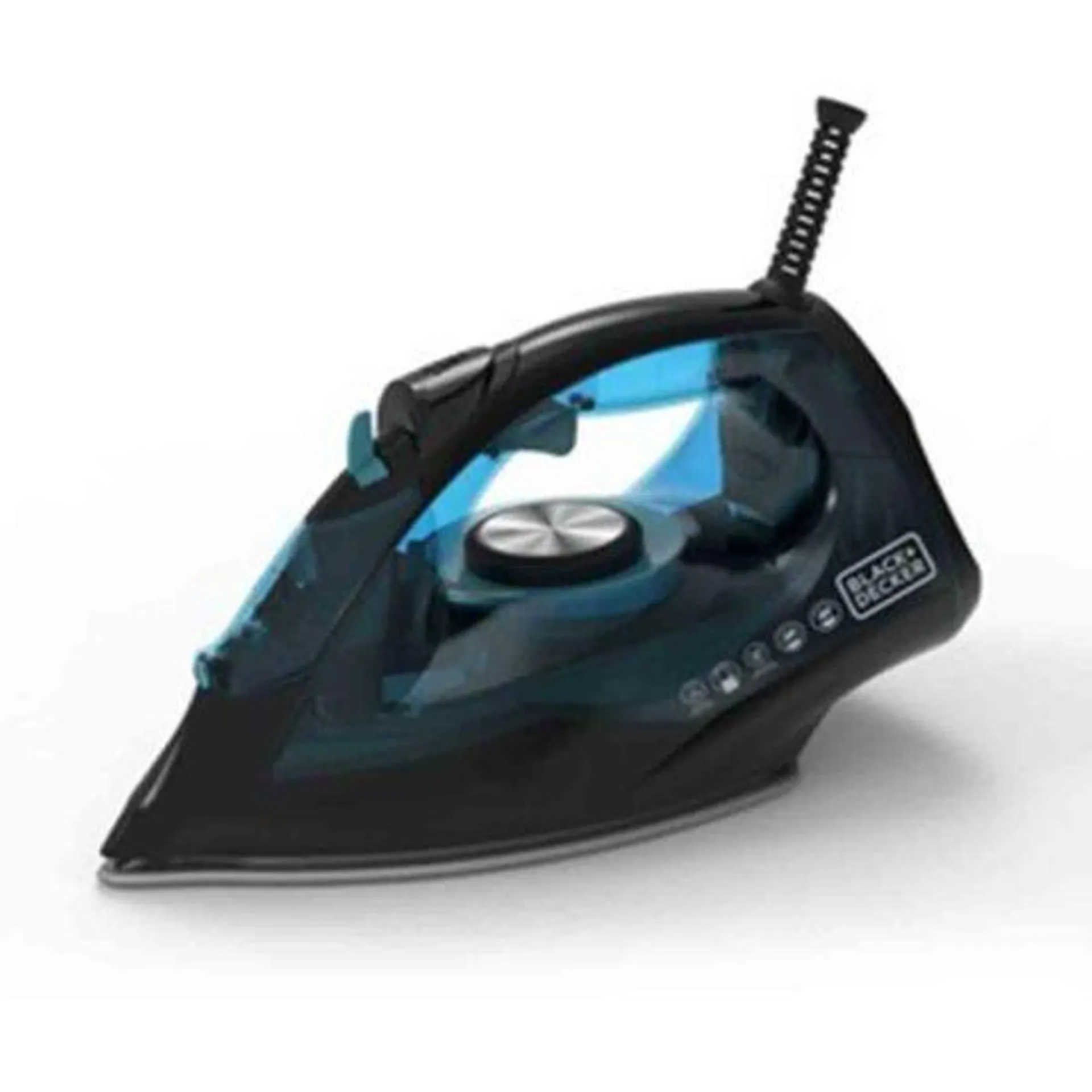 Black + Decker BXIR22002GB 2800W Steam Iron - Black and Blue