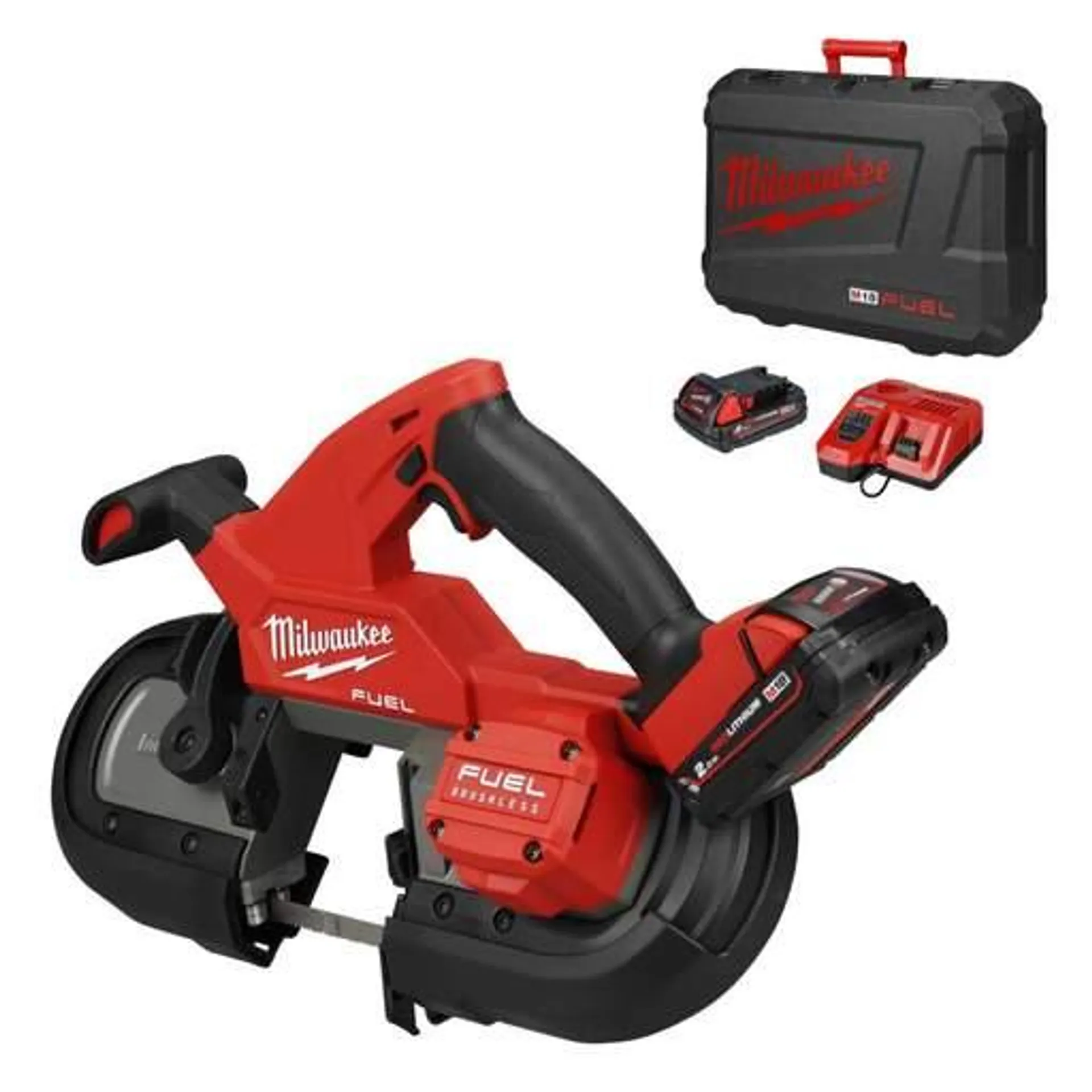 Milwaukee M18FBS85-202C 18V Compact Band Saw with 2 x 2.0Ah Batteries