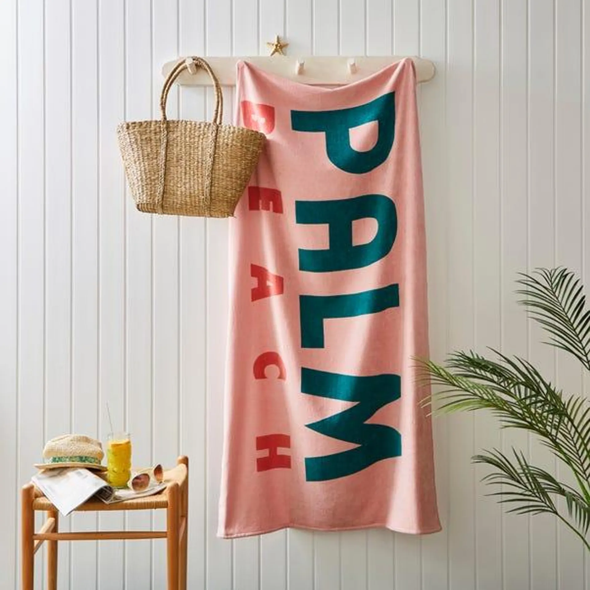 Palm Beach Cotton Printed Beach Towel