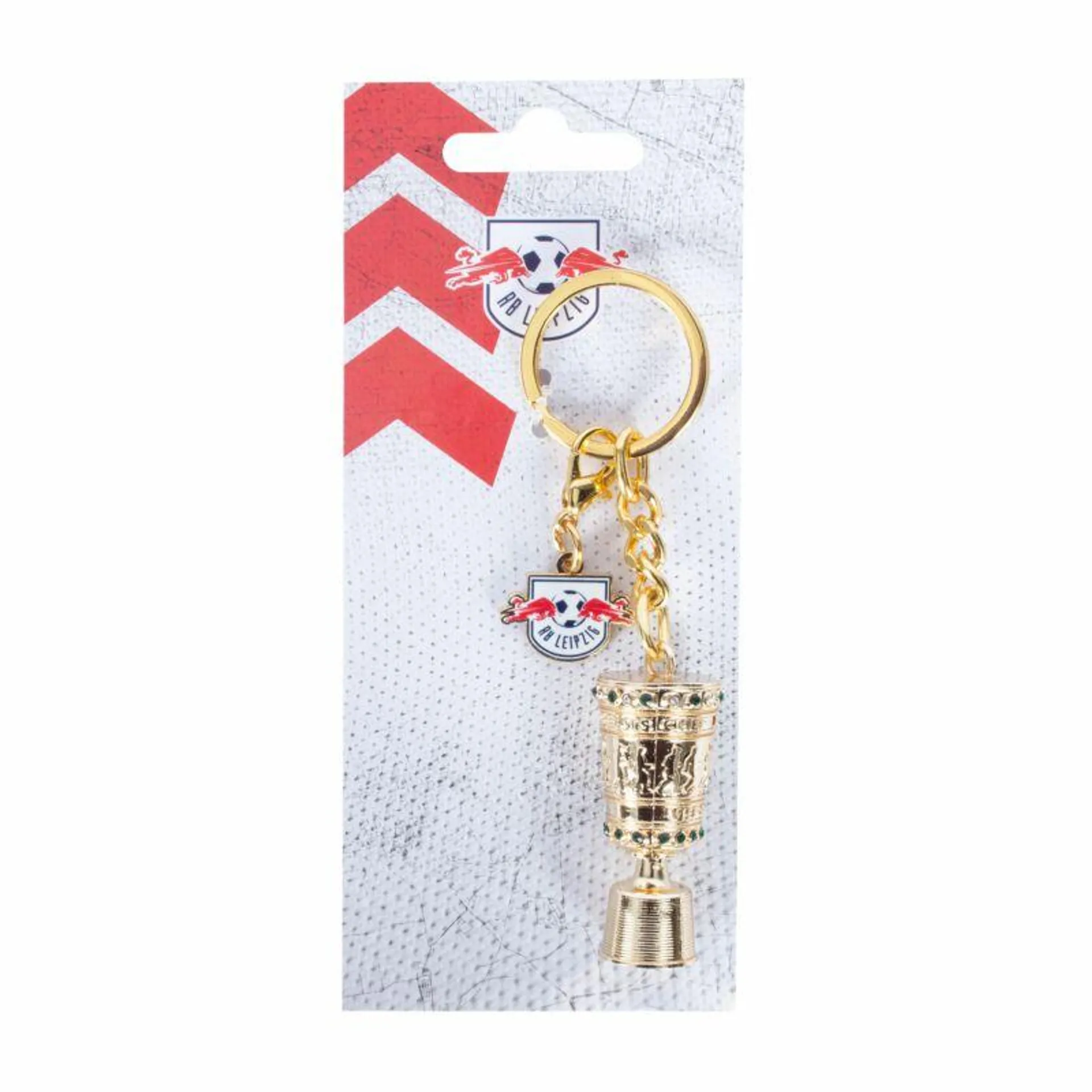 RB Leipzig Pokalsieger 2022 Winners 3D Trophy Keyring (5cm Approx)