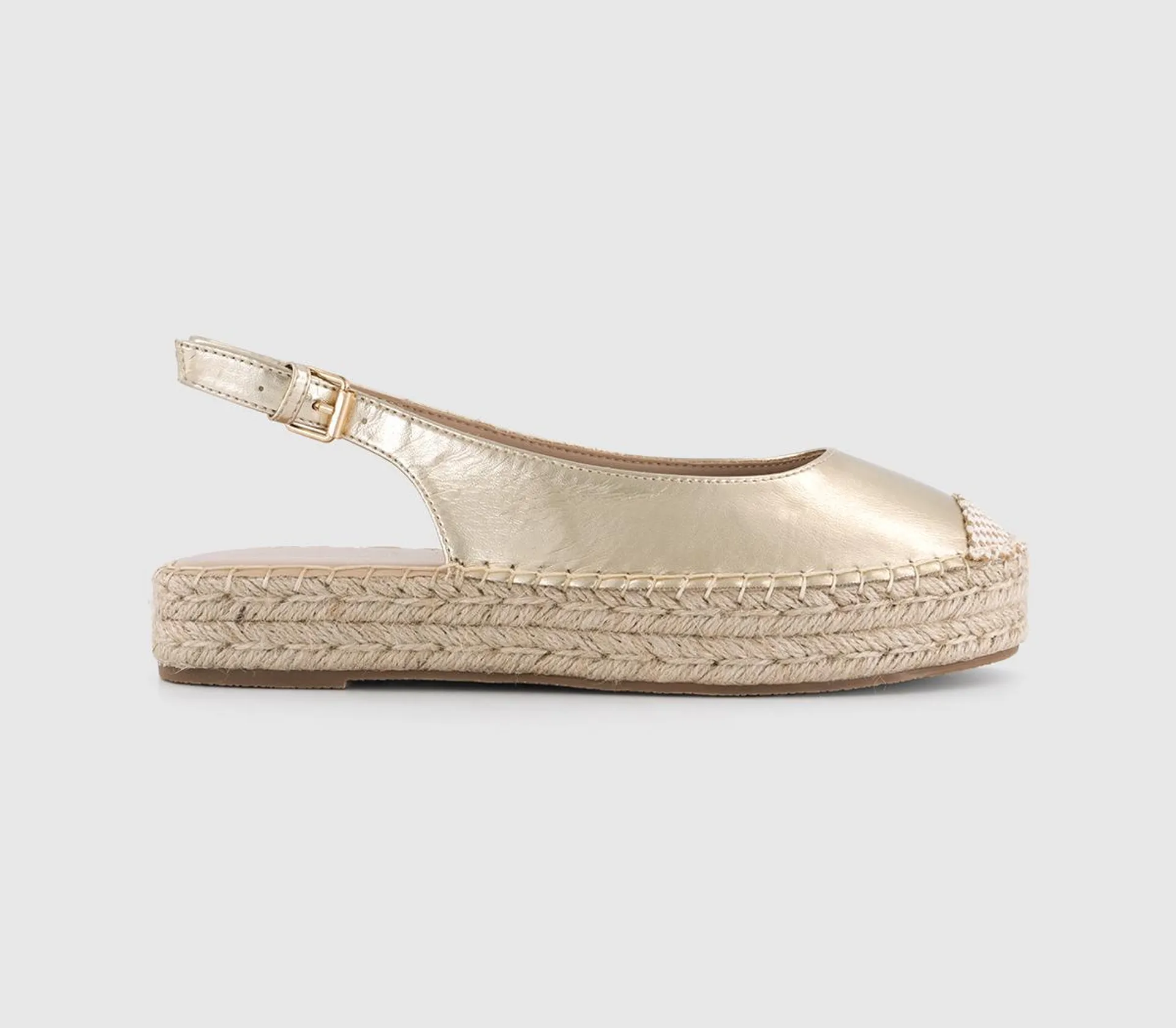 Finn Espadrille Flatform Slingback Flats