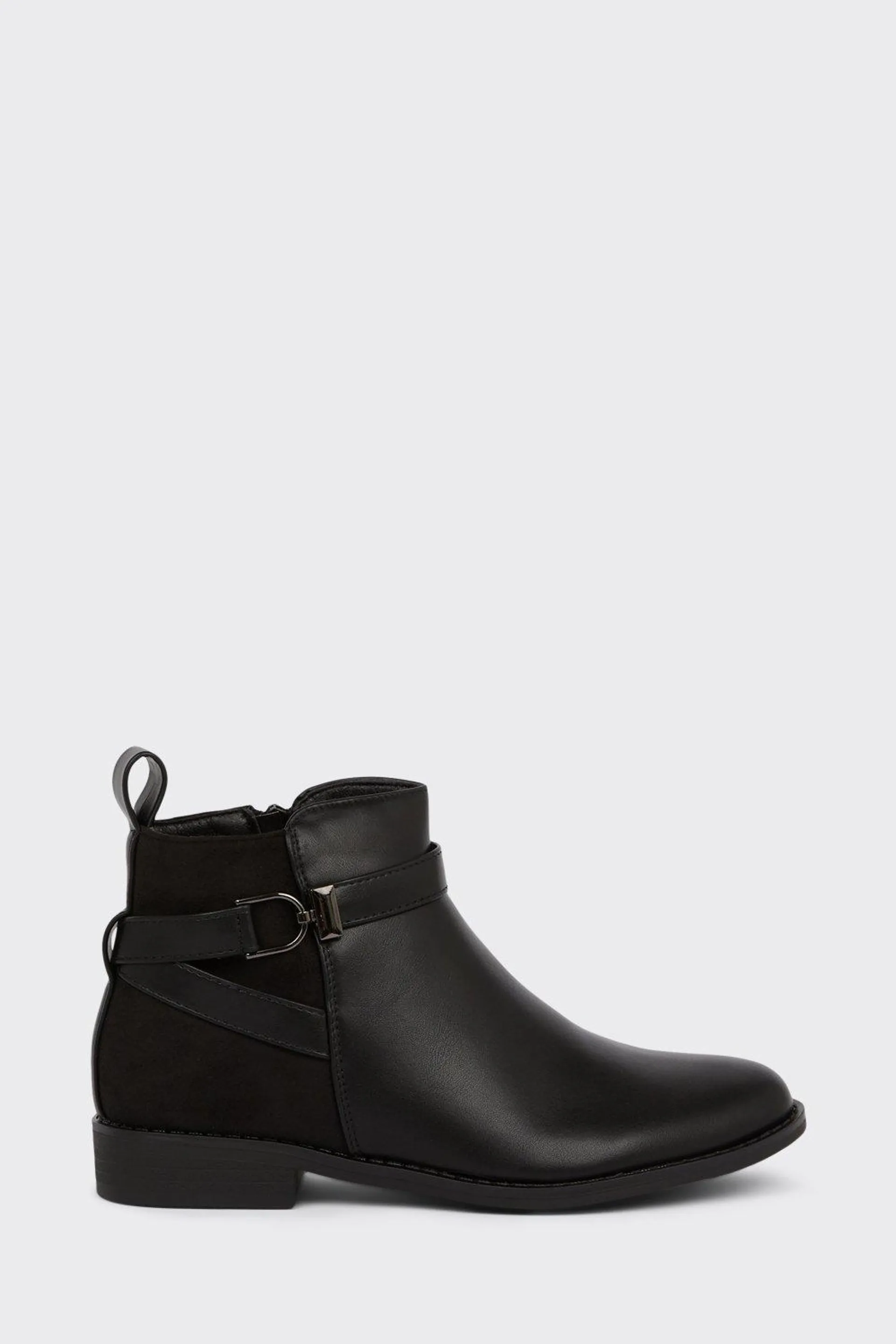 Morgan Ankle Strap Detail Ankle Boots