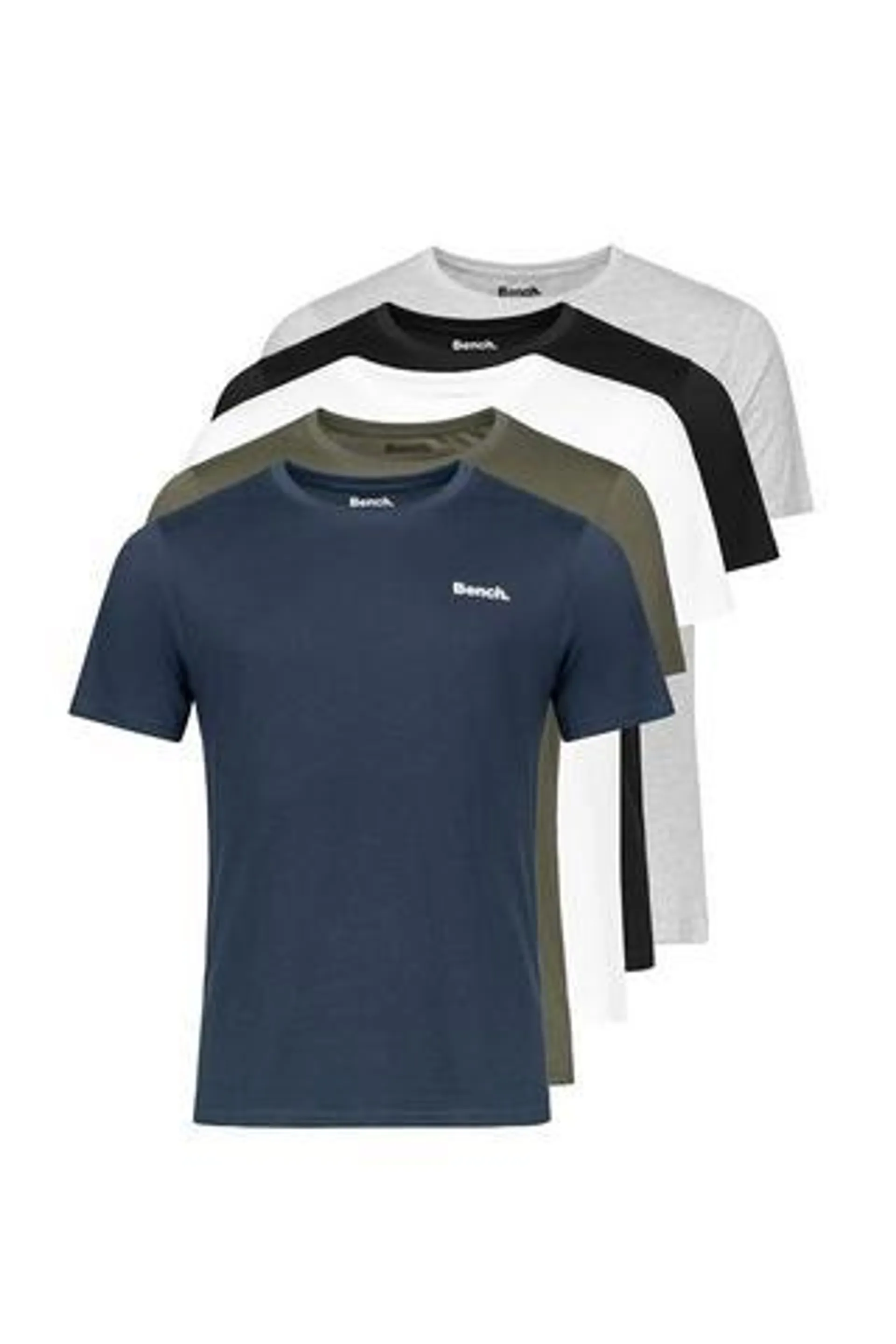 5 Pack Cotton 'Oliver' T-Shirts