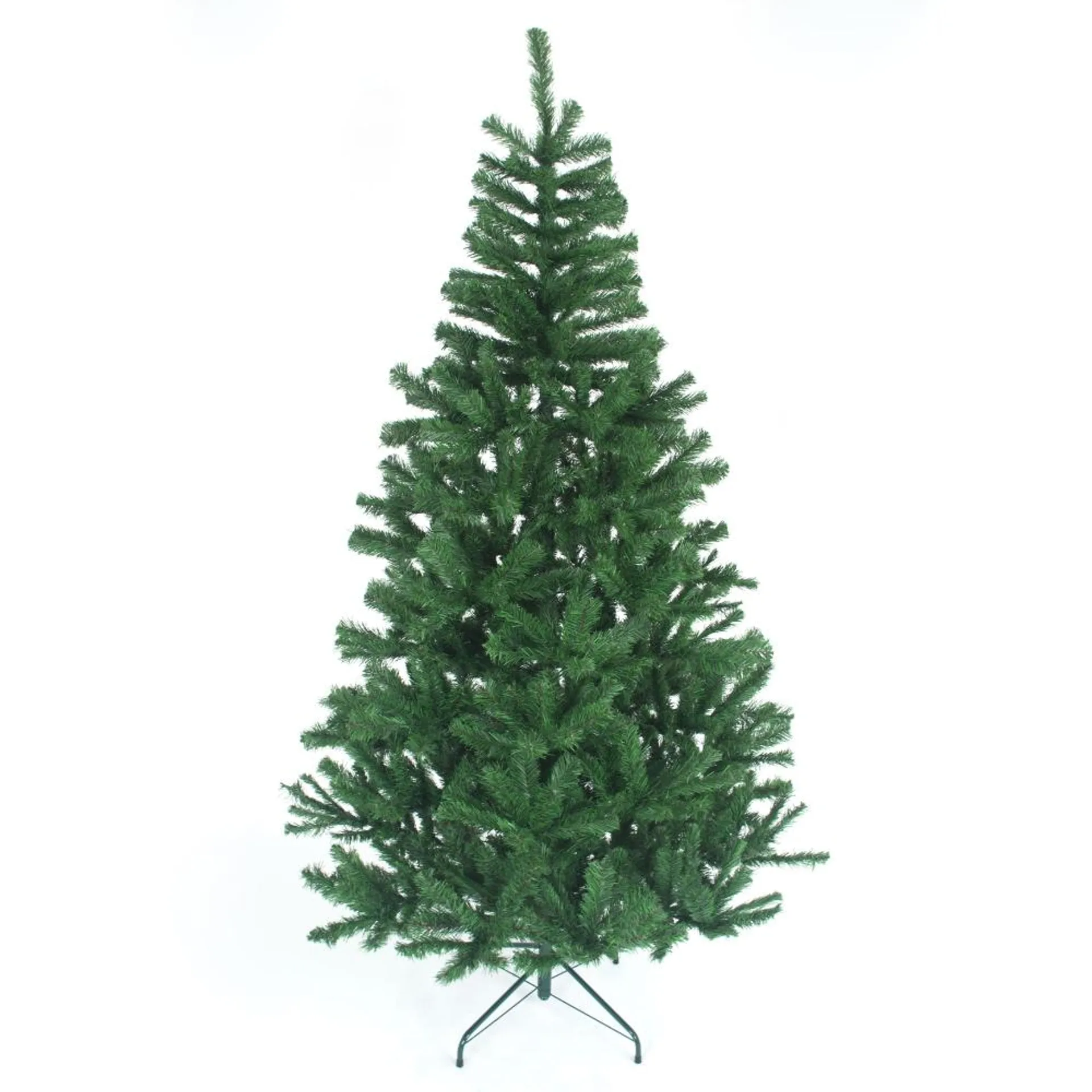 210cm (7ft) Colorado Frosted Green Slim Spruce Christmas Tree