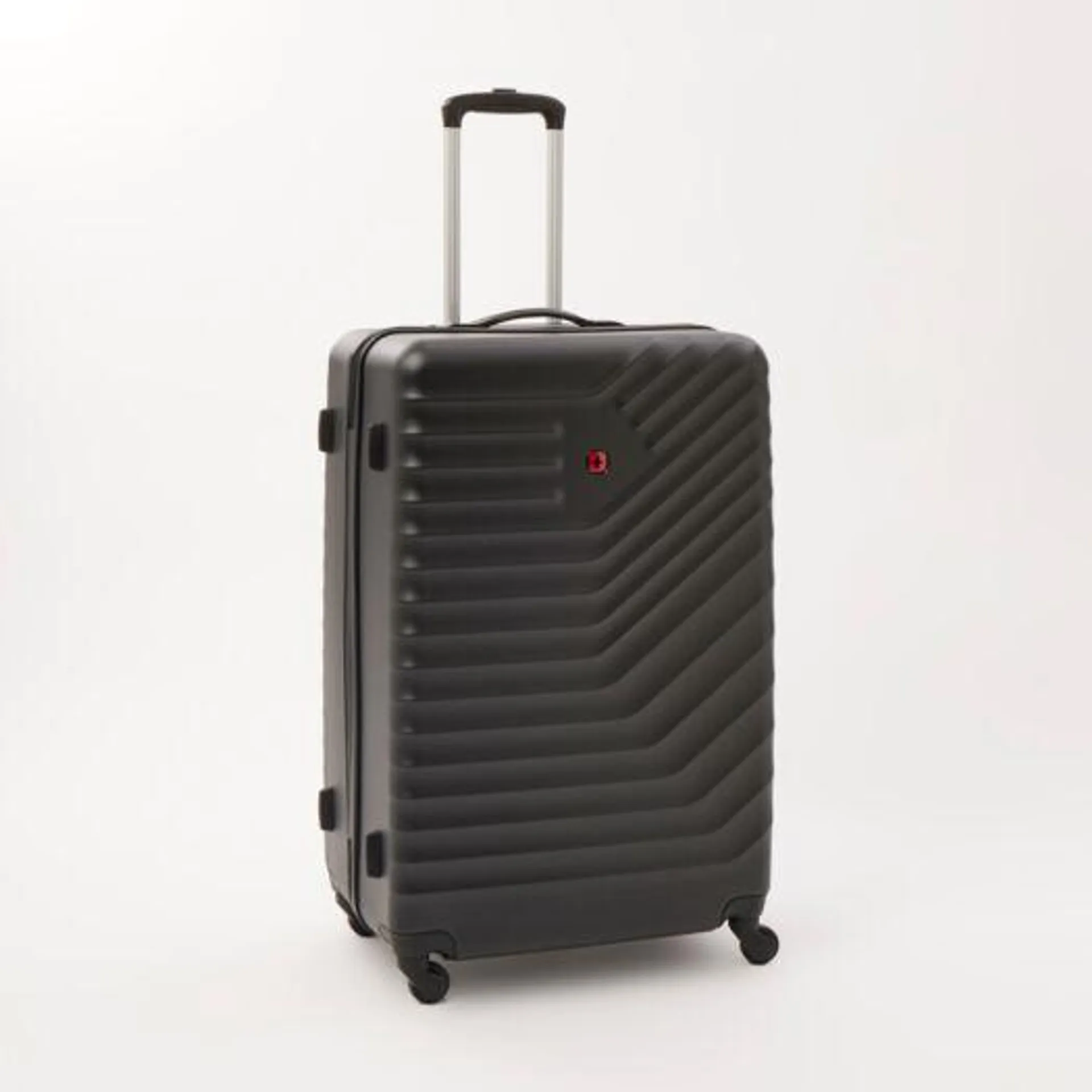 Large Black Tray Hardshell Suitcase