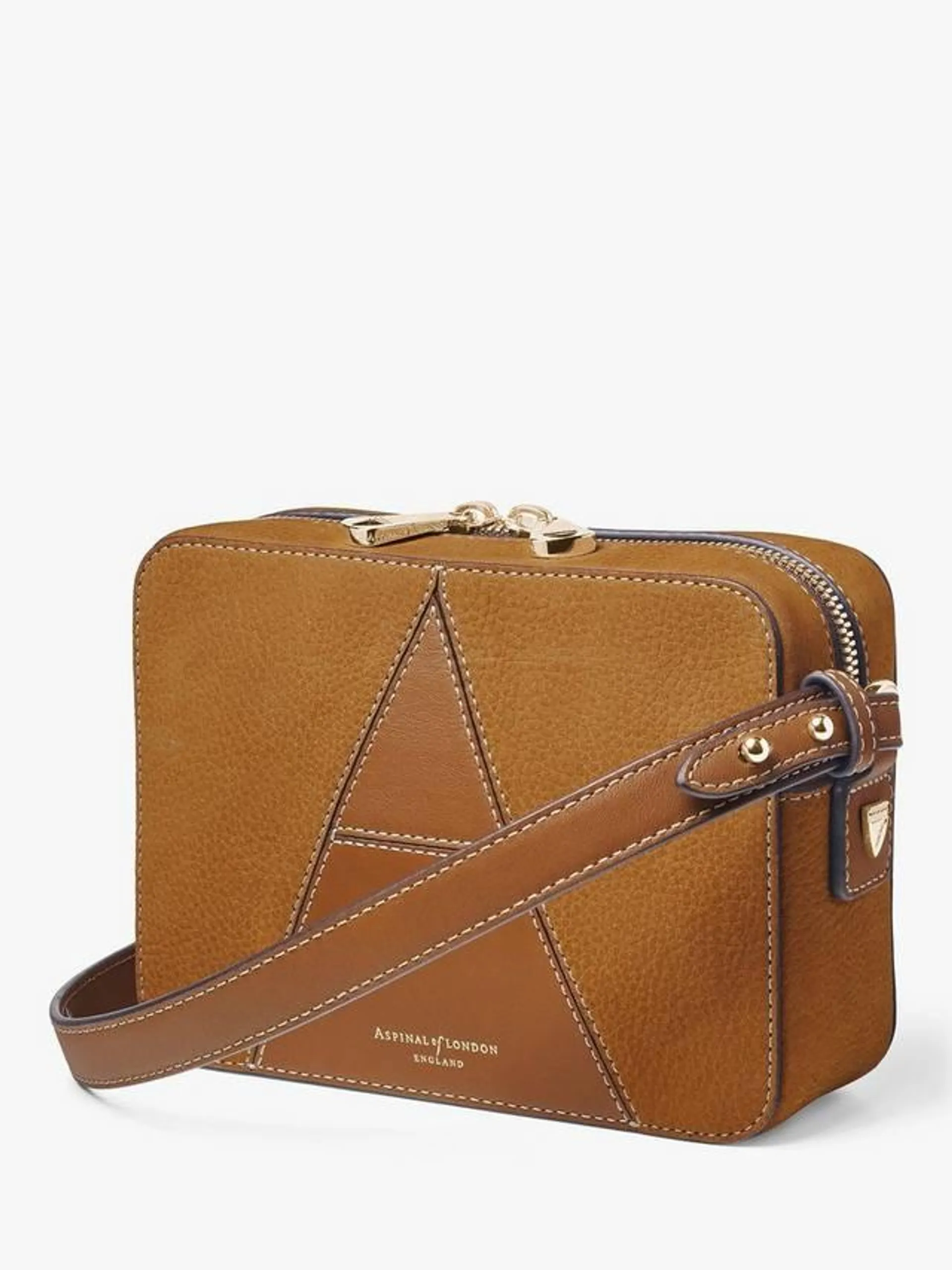 Nubuck Camera Cross Body Bag