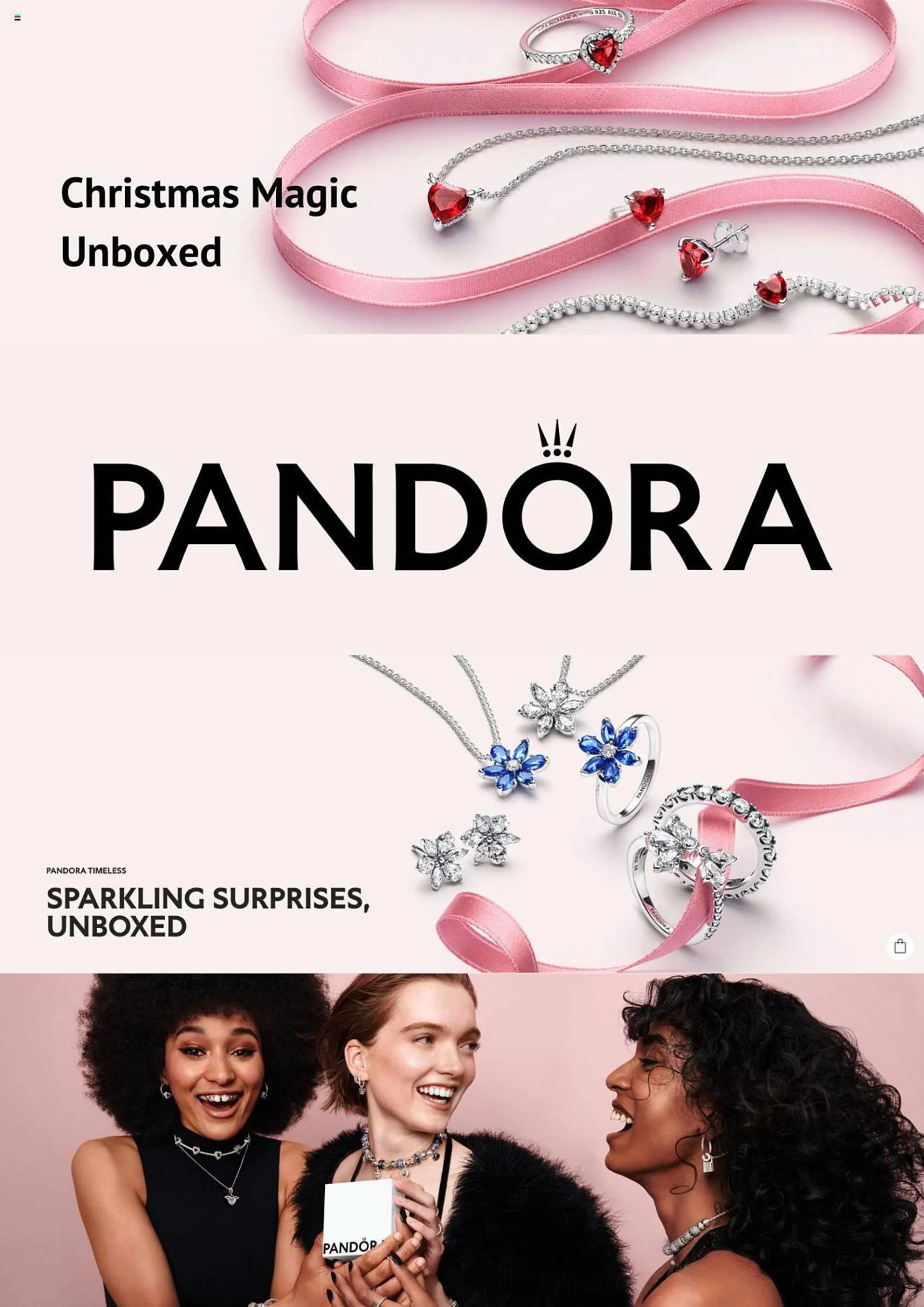 Pandora leaflet from 14 December to 14 January 2024 - Catalogue Page 1