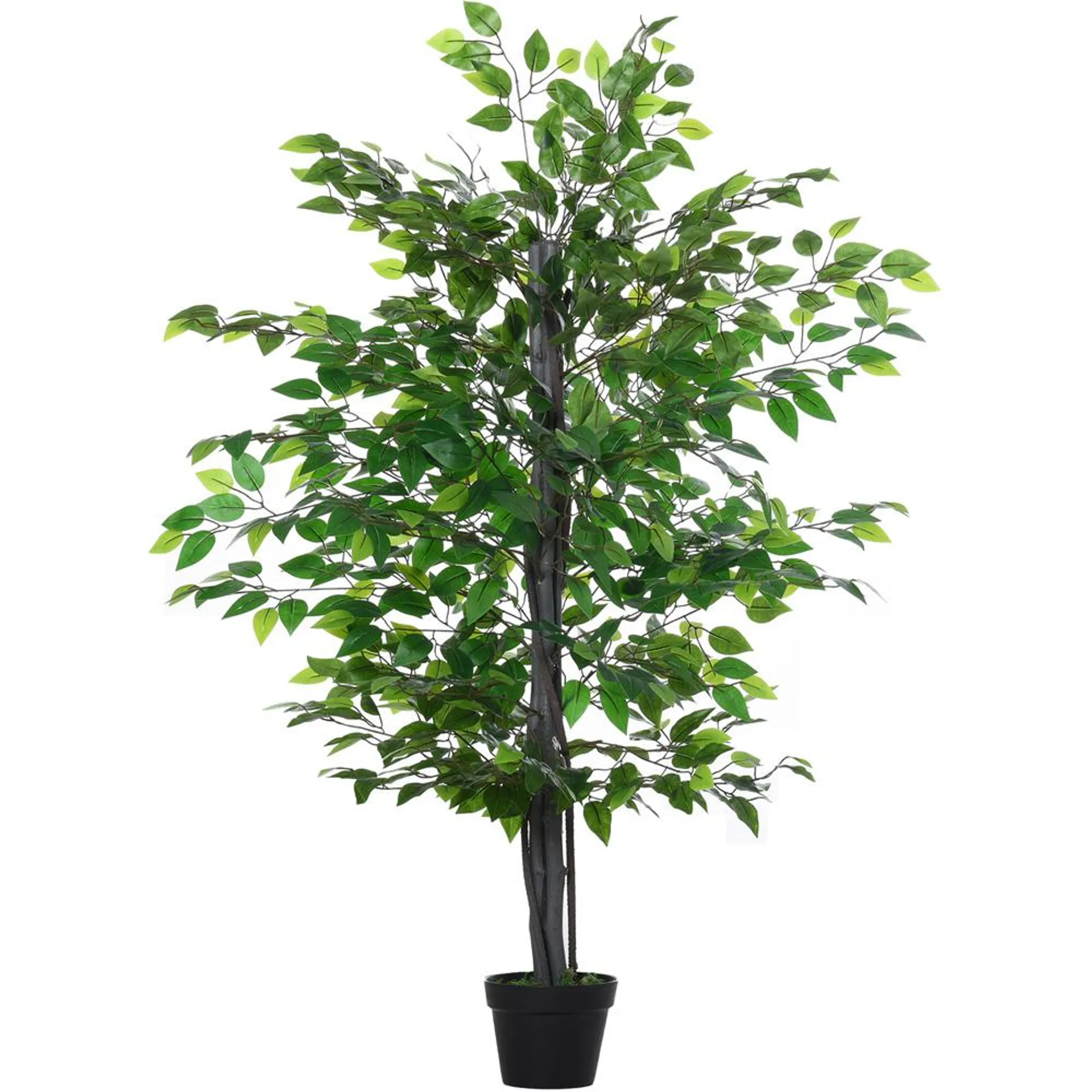 Outsunny Banyan Tree Artificial Plant In Pot 4.7ft