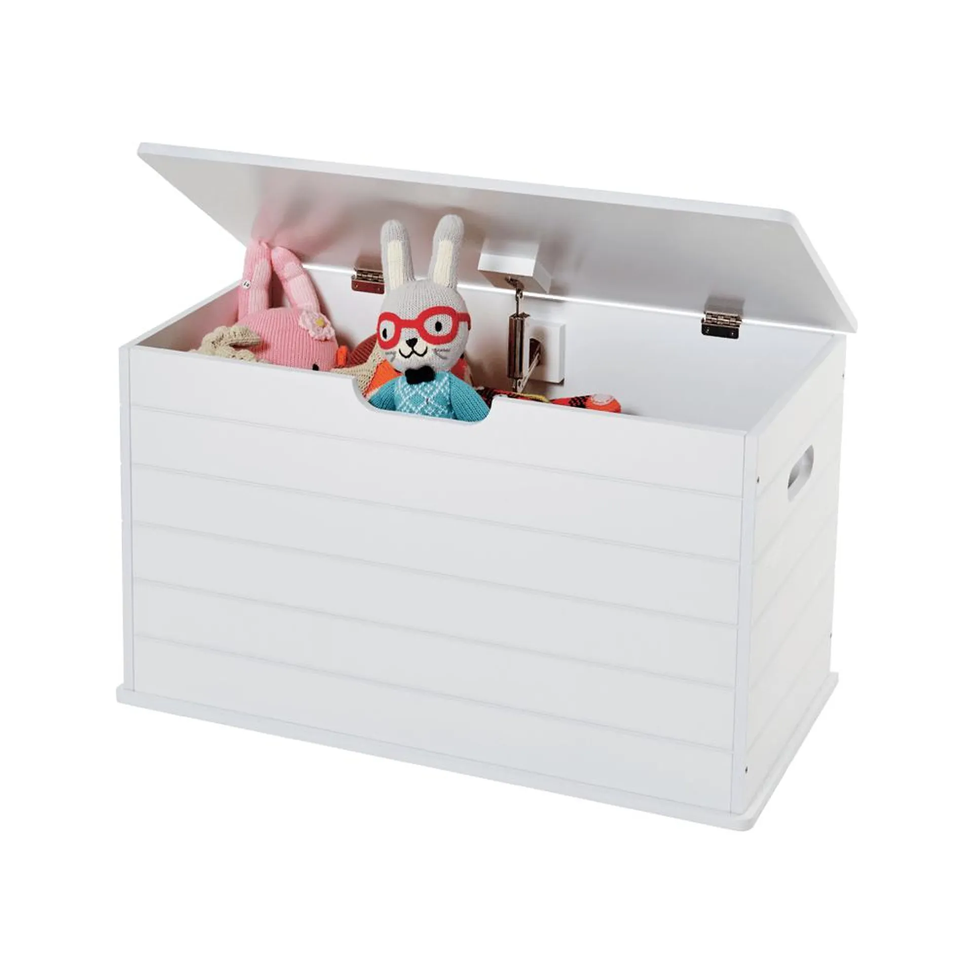 Small Classic Toy Box, White