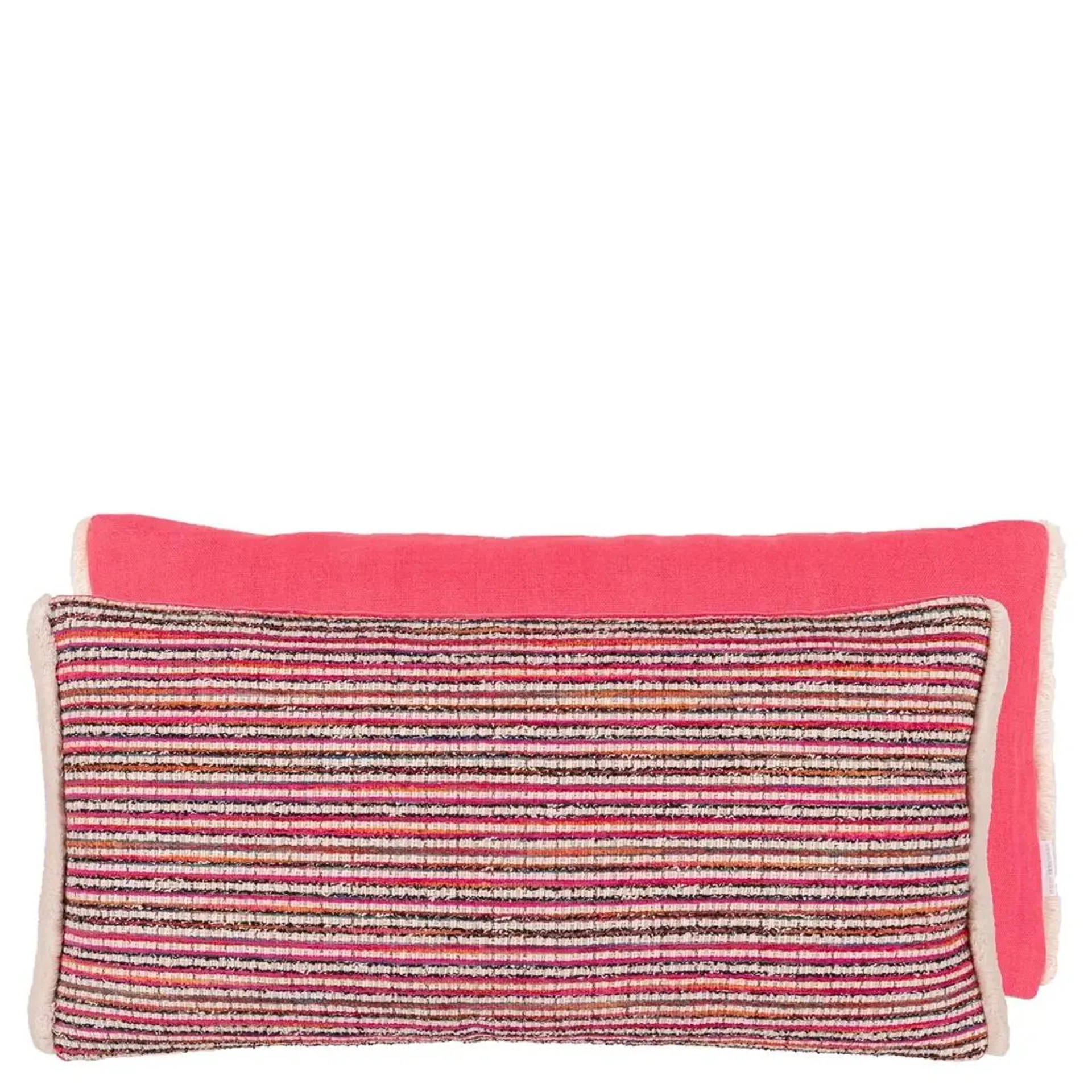 Sakiori Fuchsia Boucle Cushion