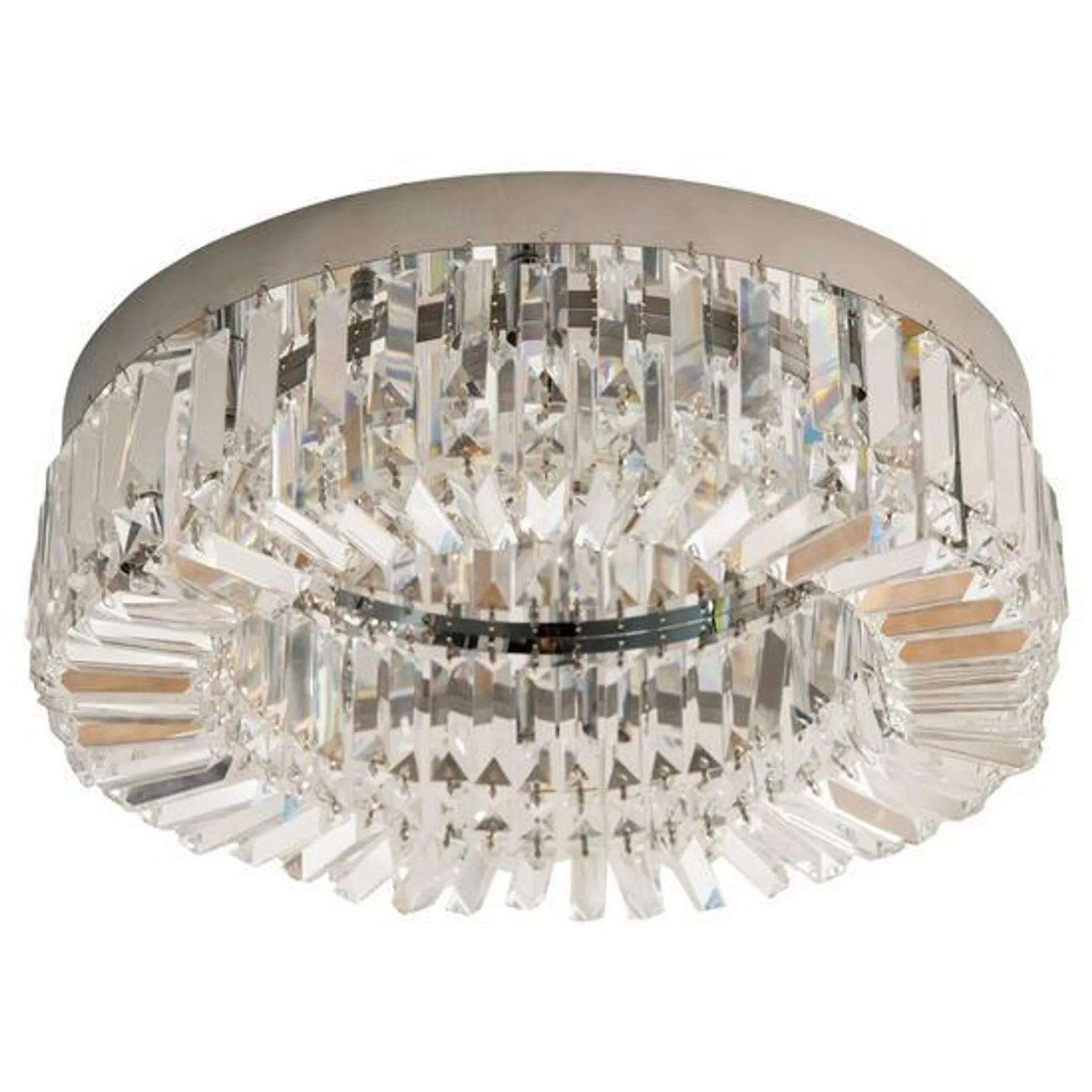 Crystal Ceiling Light Modern Chandeliers Stainless Steel