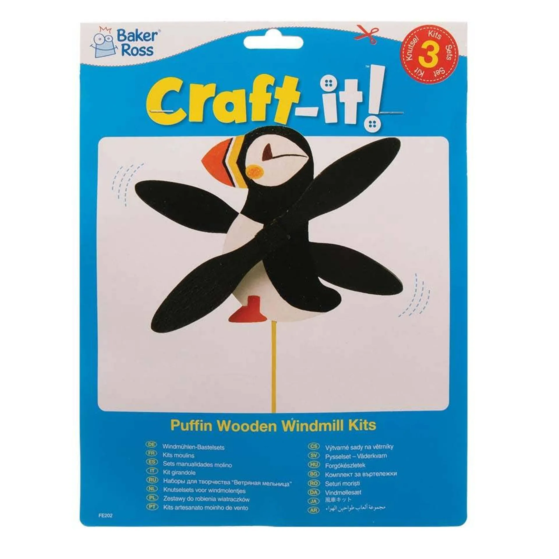 Puffin Wooden Windmill Kits