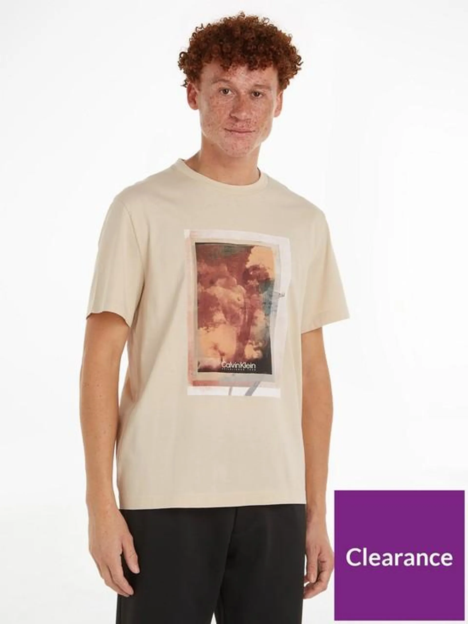 Photo Print T-shirt - Natural