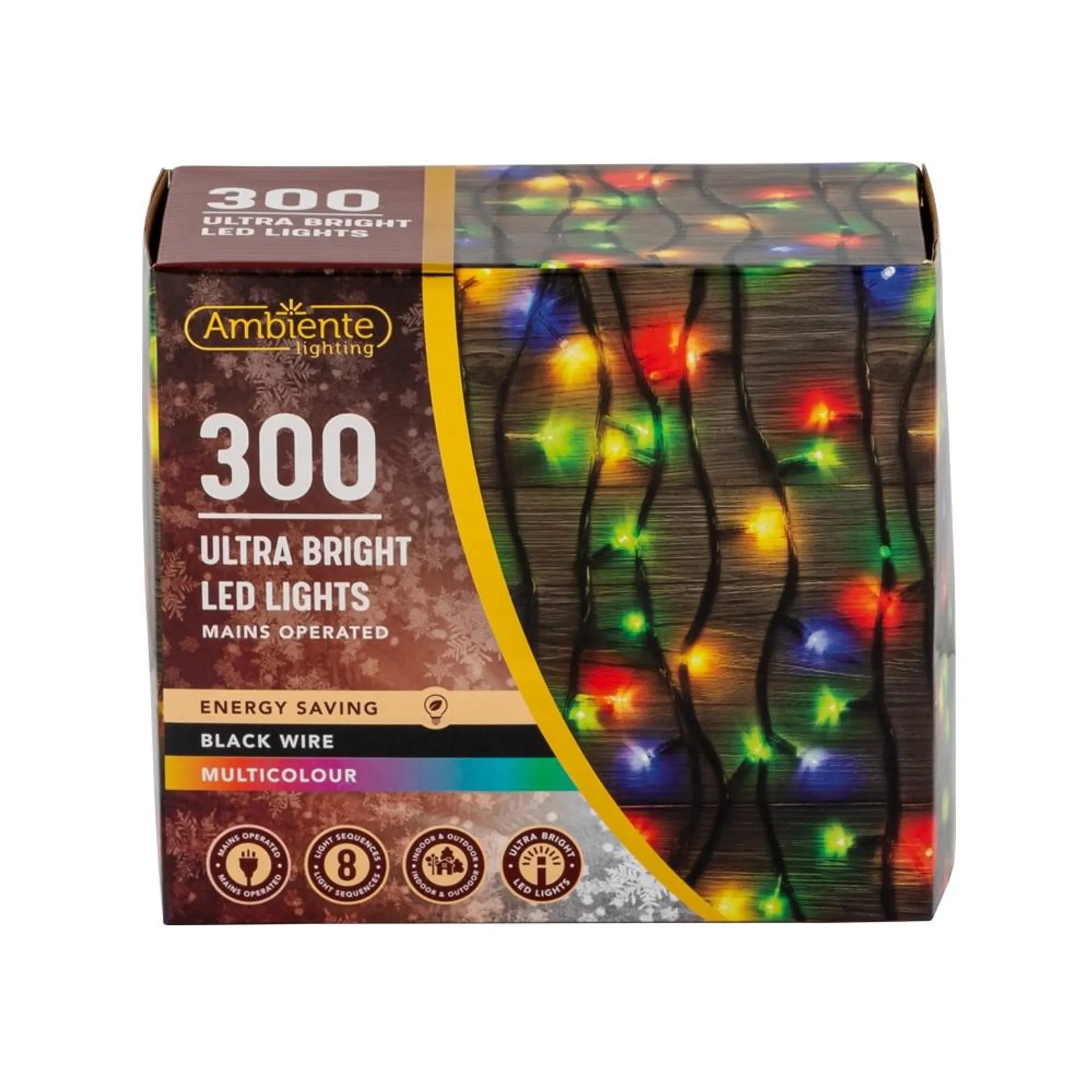 300 ULTRA BRIGHT LED LIGHTS - MULTICOLOUR