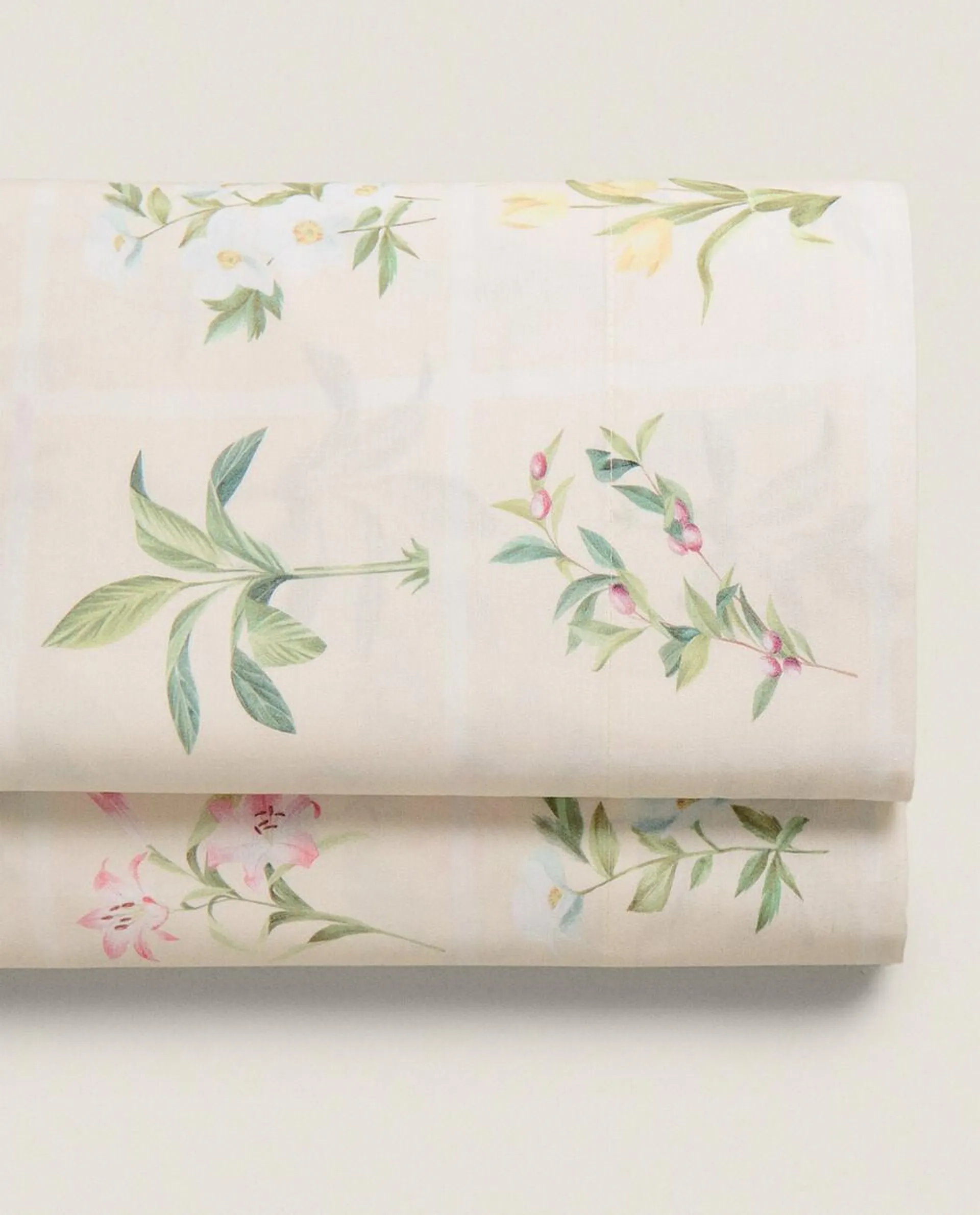 BOTANICAL PRINT FLAT SHEET