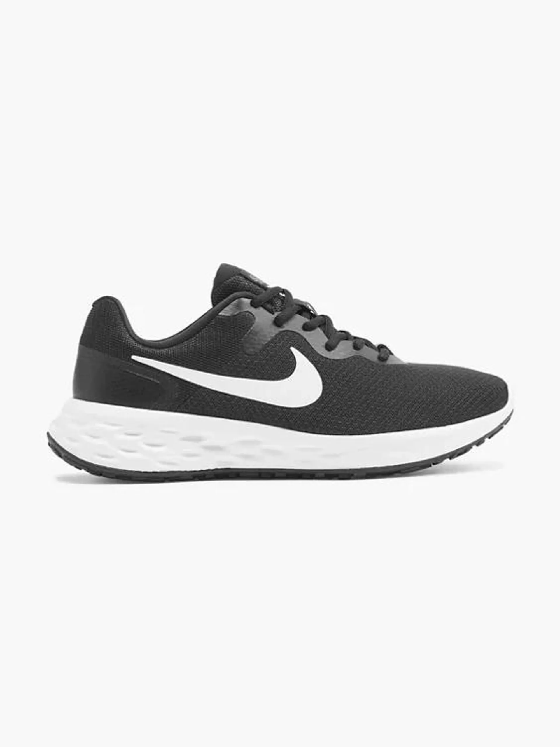 Mens Nike Revolution 6 Black Lace-up Trainers