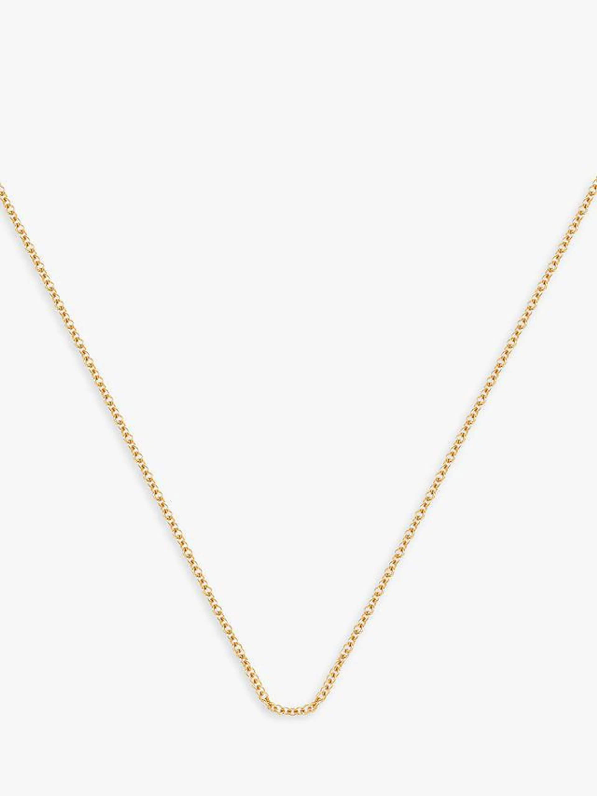 Monica Vinader Short Fine Chain Necklace, Gold