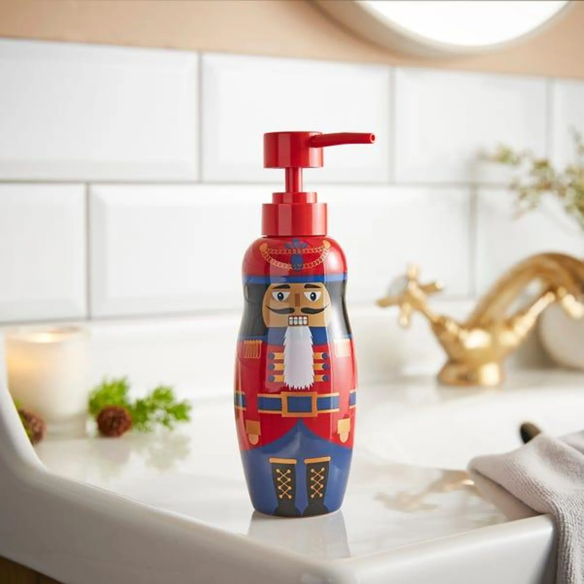 Christmas Nutcracker Lotion Dispenser