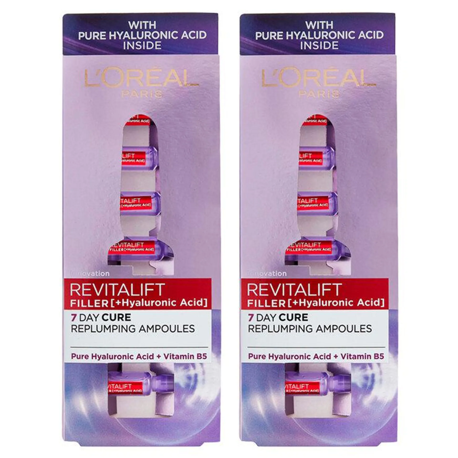 L'Oreal Revitalift Filler 7 Day Ampoules, 2 x 7 Pack