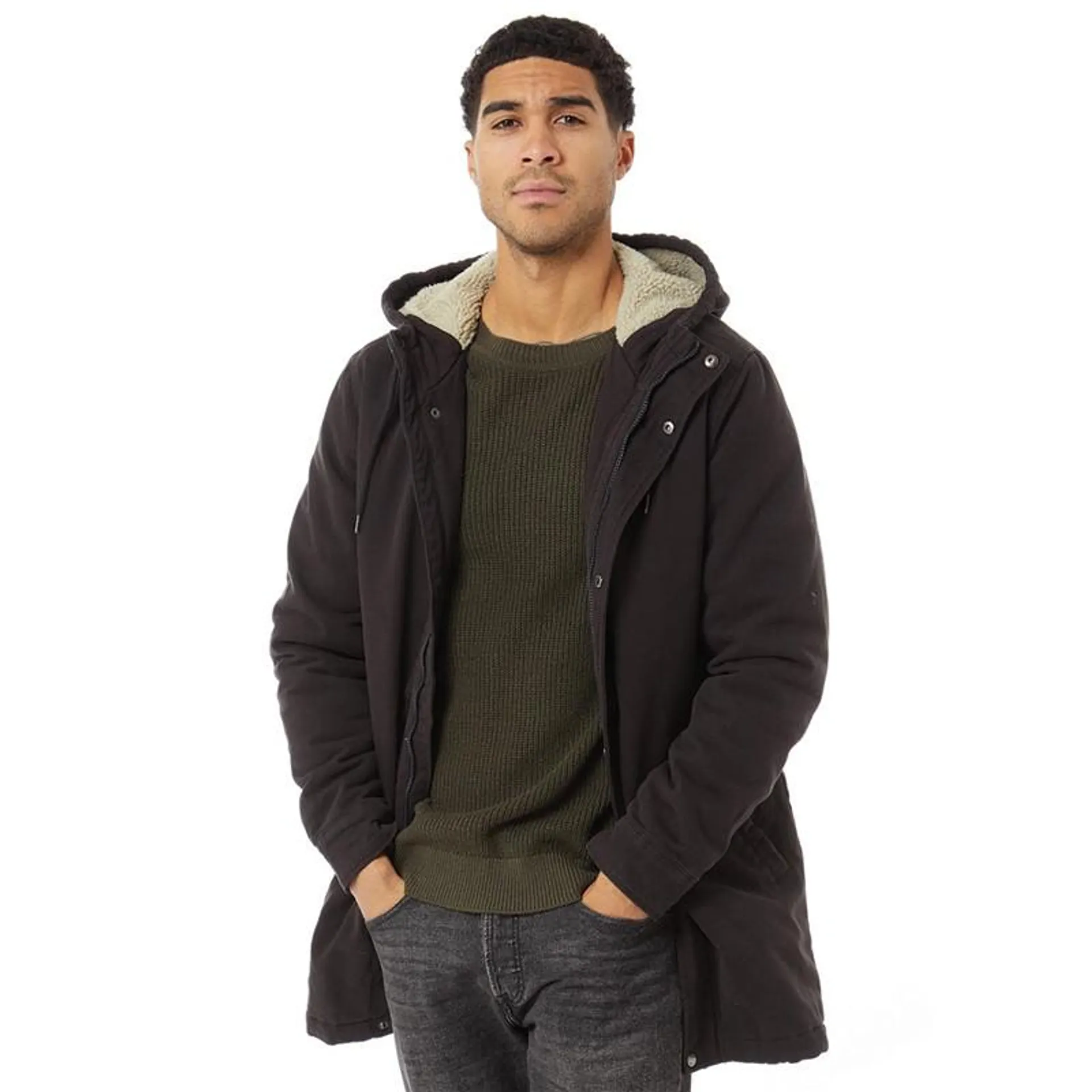 ONLY & SONS Mens Aiden Parka Black